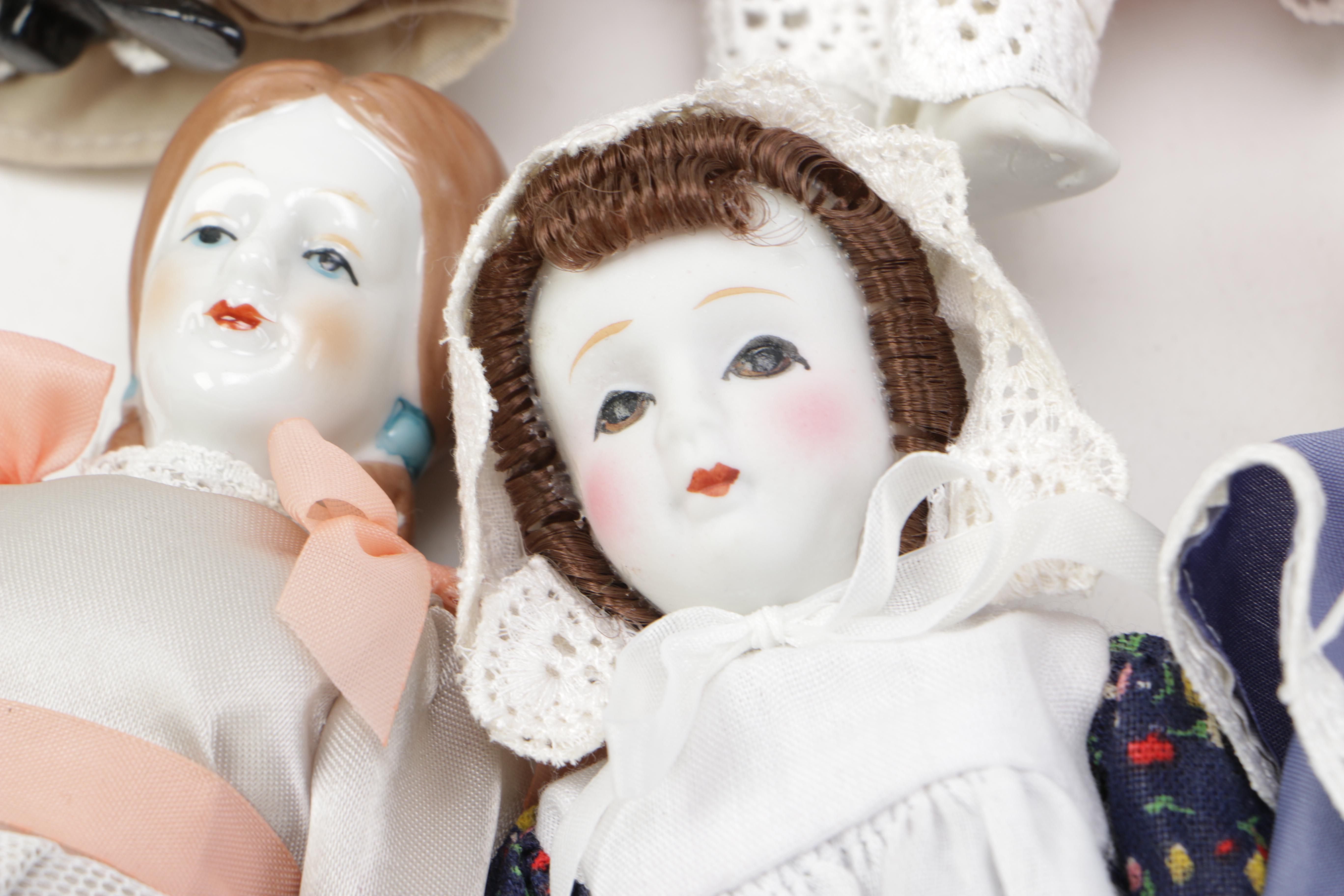 Selection of Porcelain Dolls