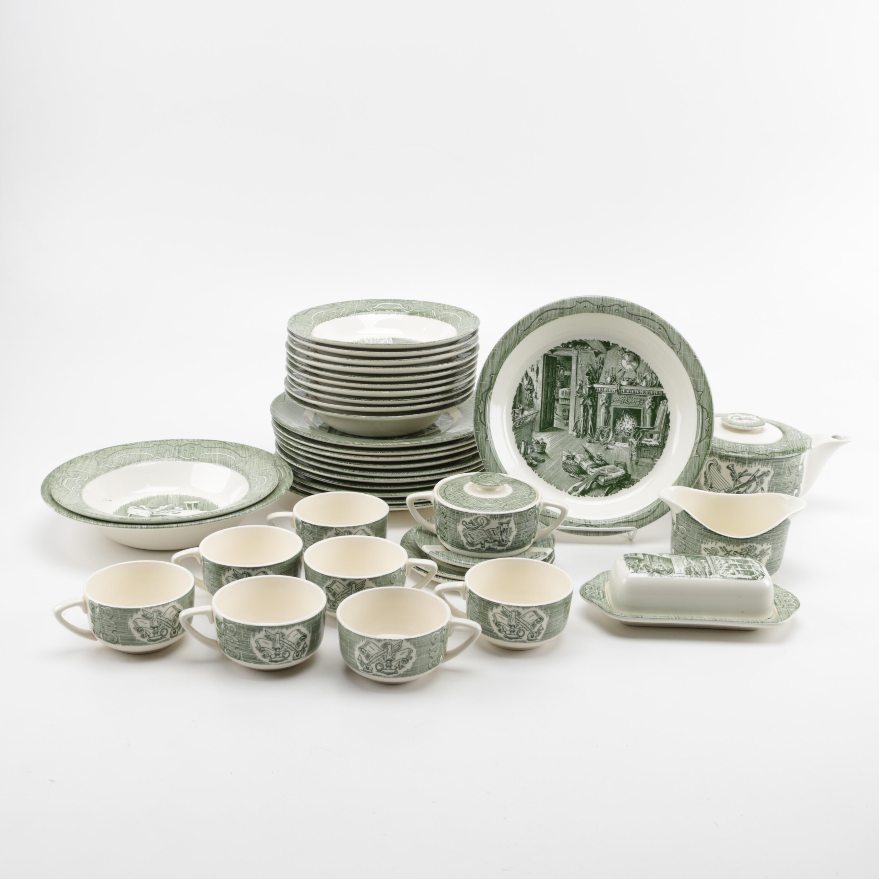 Royal USA "The Old Curiosity Shop" Transferware