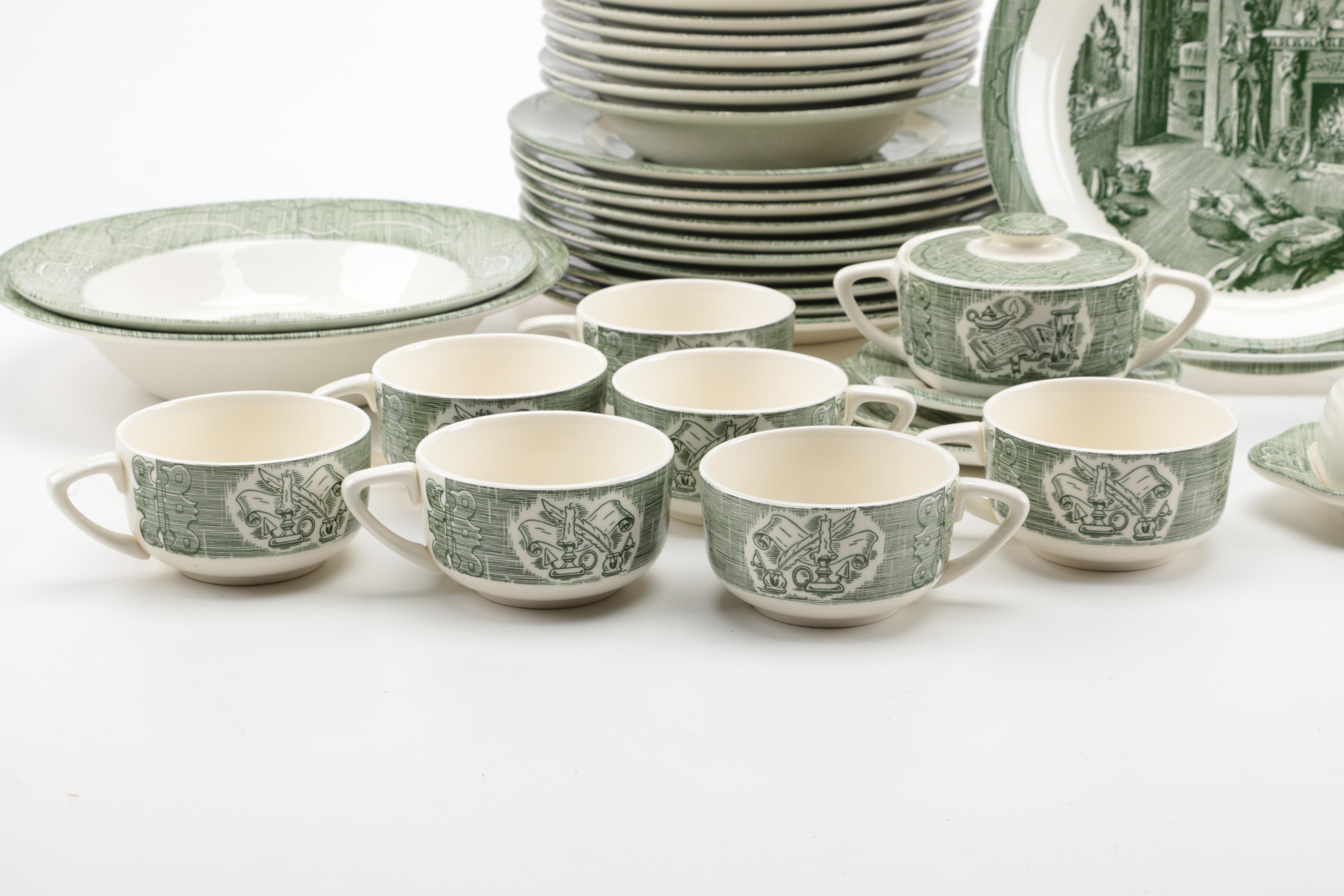 Royal USA "The Old Curiosity Shop" Transferware