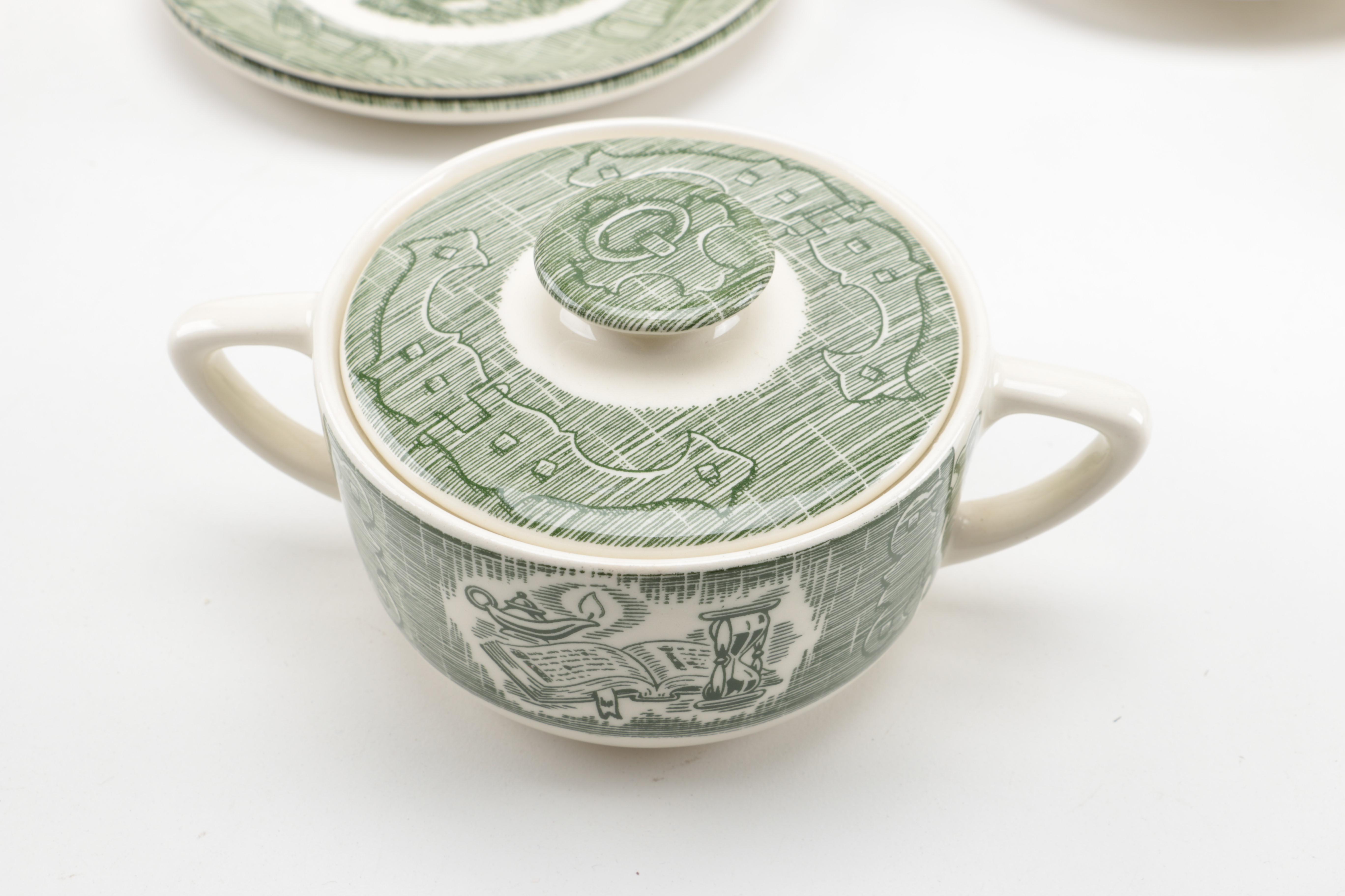 Royal USA "The Old Curiosity Shop" Transferware