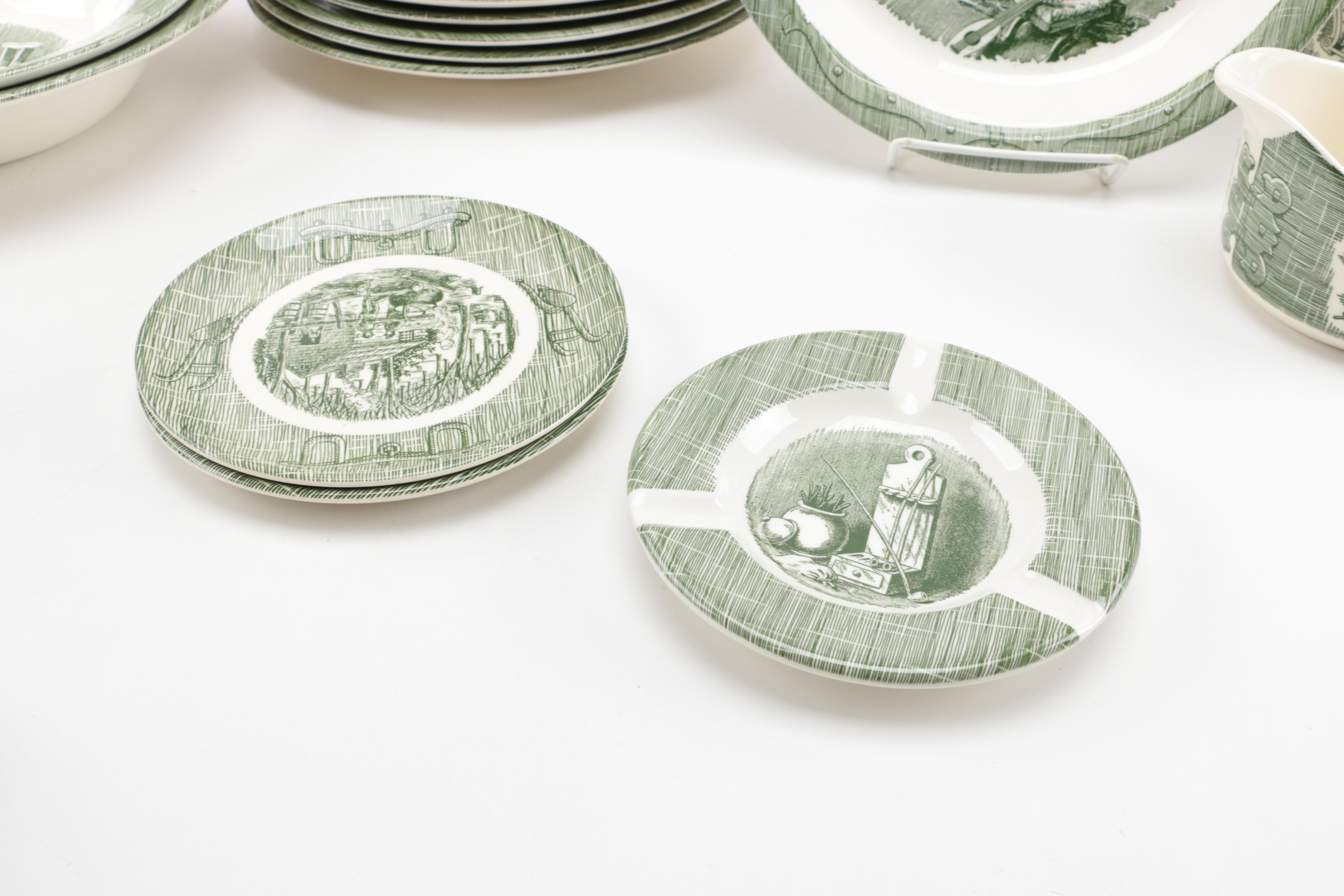 Royal USA "The Old Curiosity Shop" Transferware