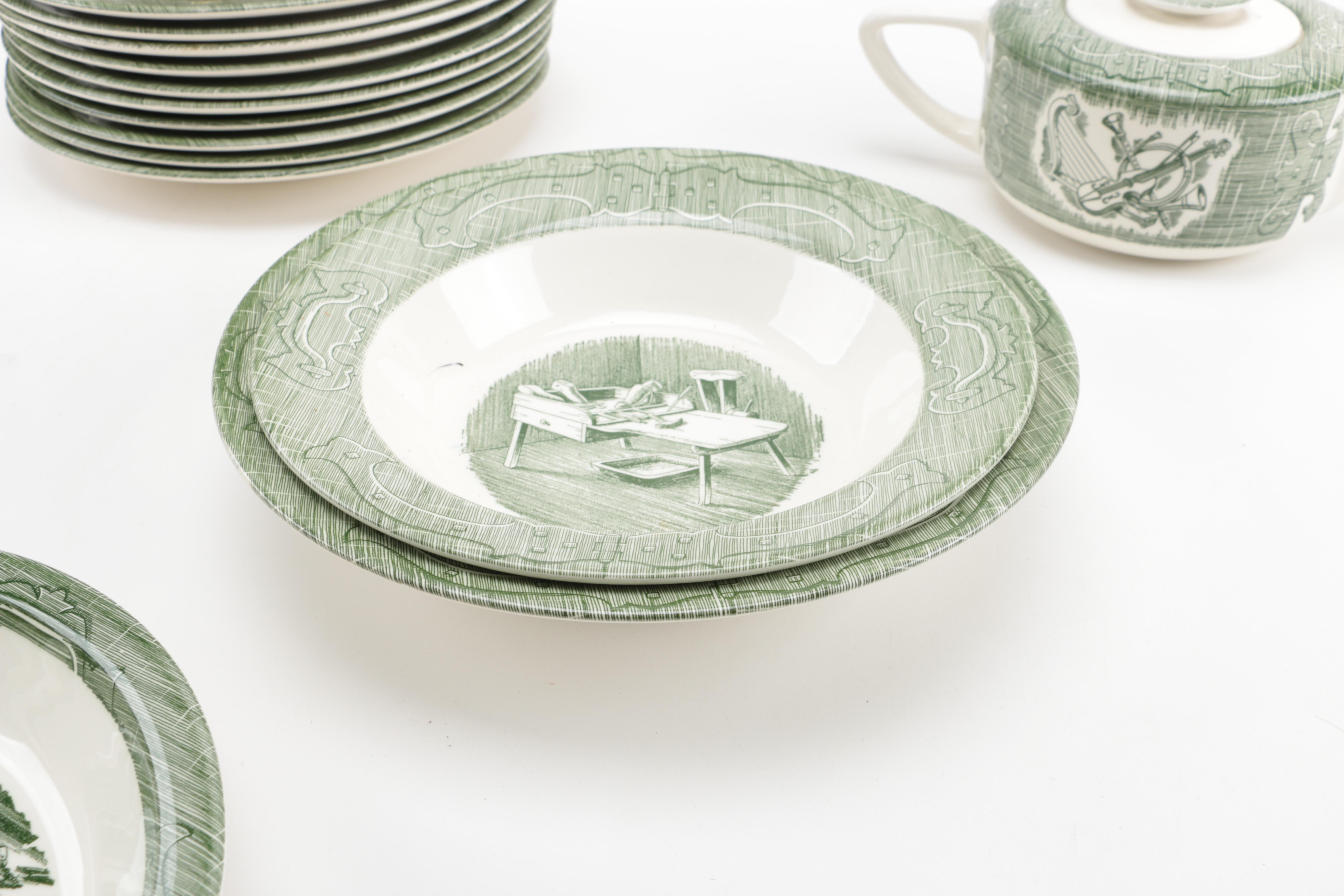 Royal USA "The Old Curiosity Shop" Transferware