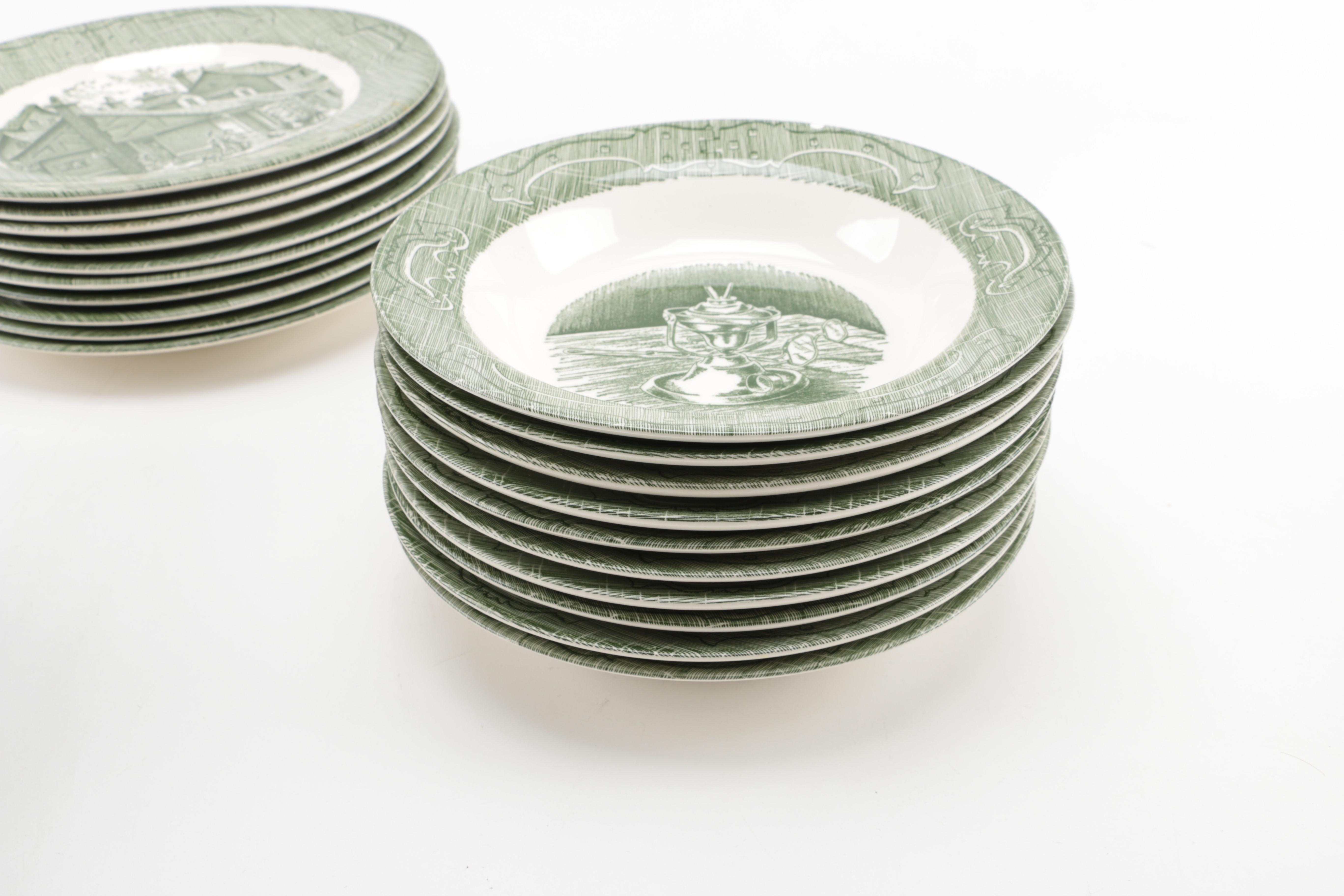 Royal USA "The Old Curiosity Shop" Transferware