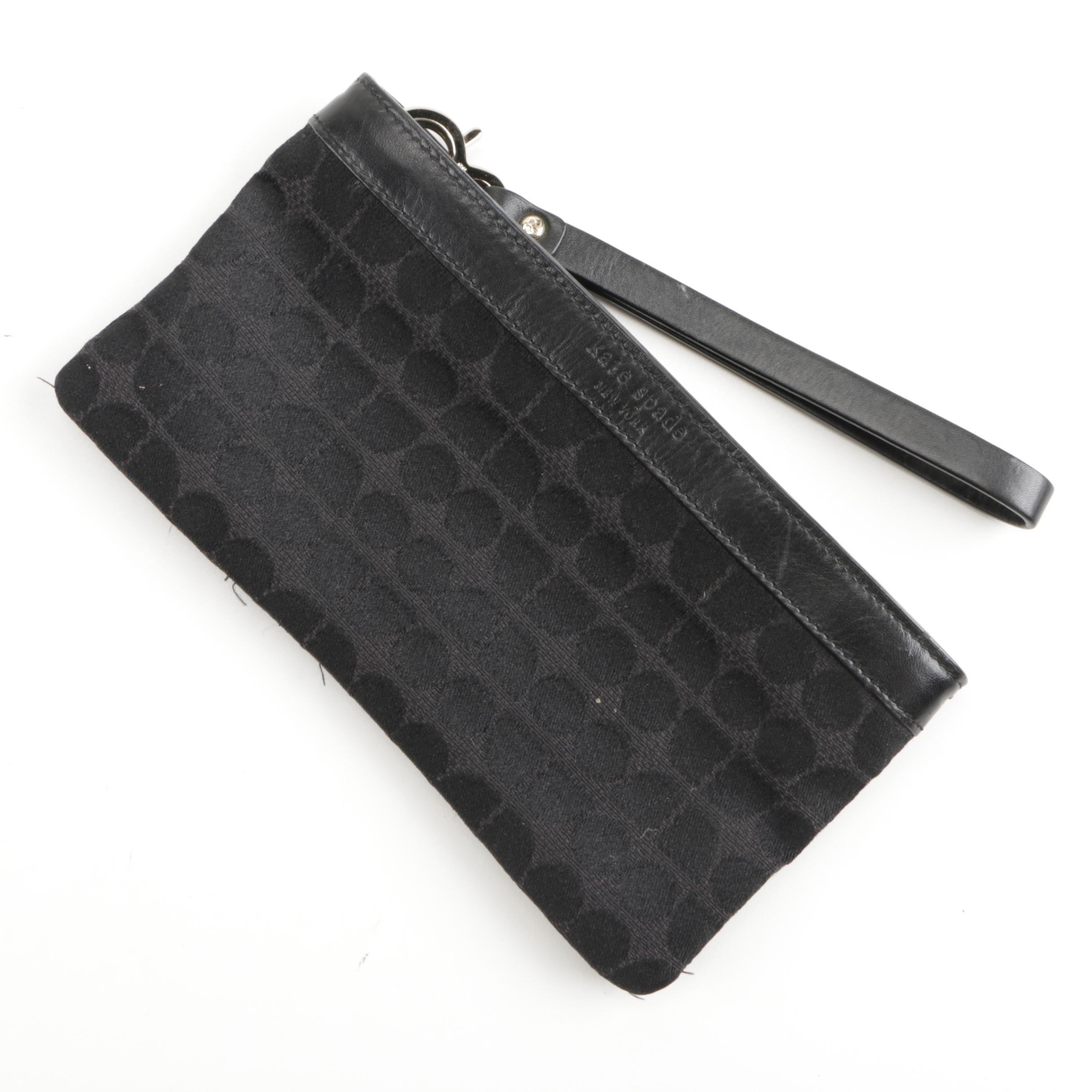 Orange Longchamp Tote and Kate Spade Wristlet