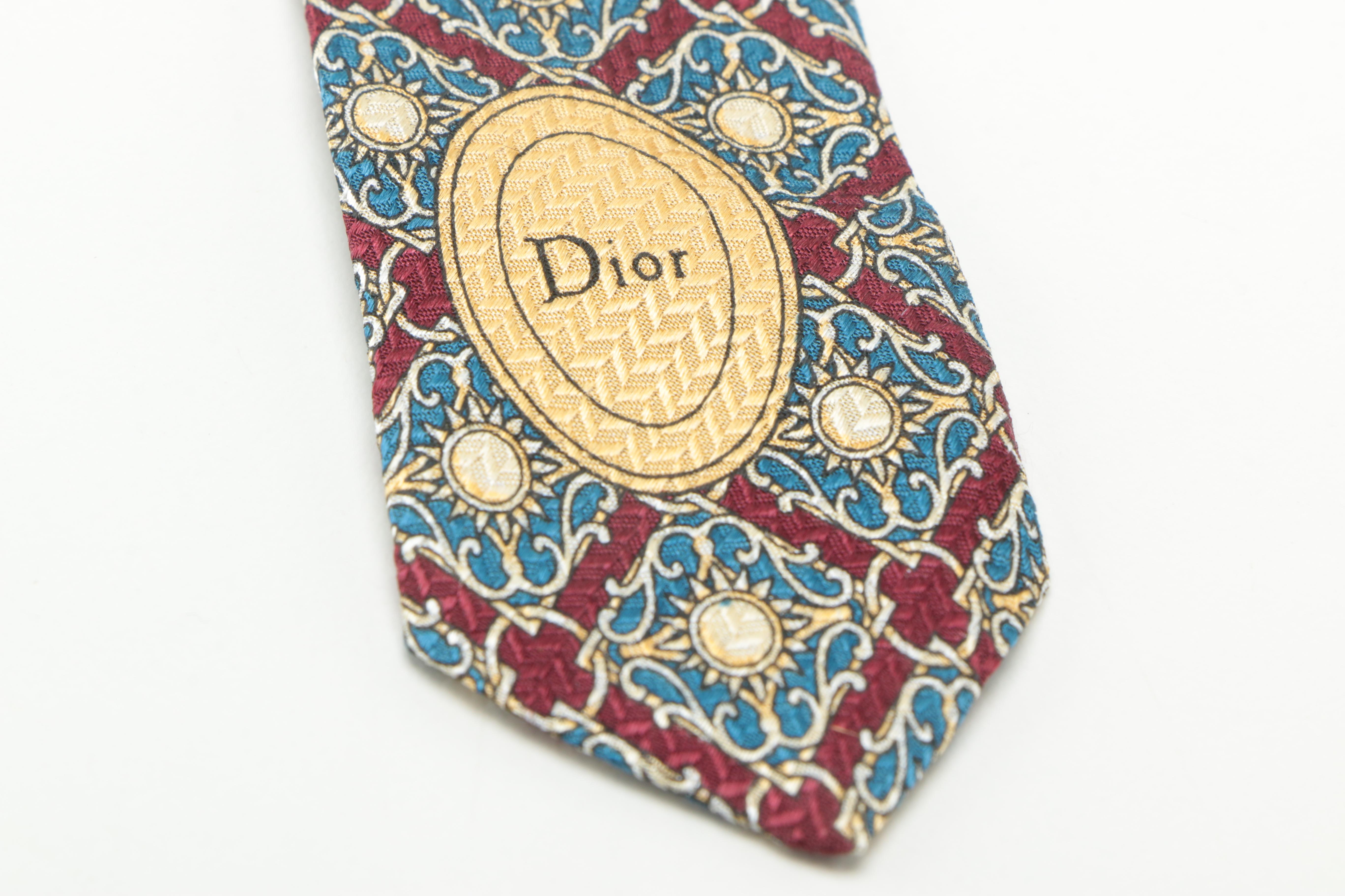Christian Dior Silk Neckties