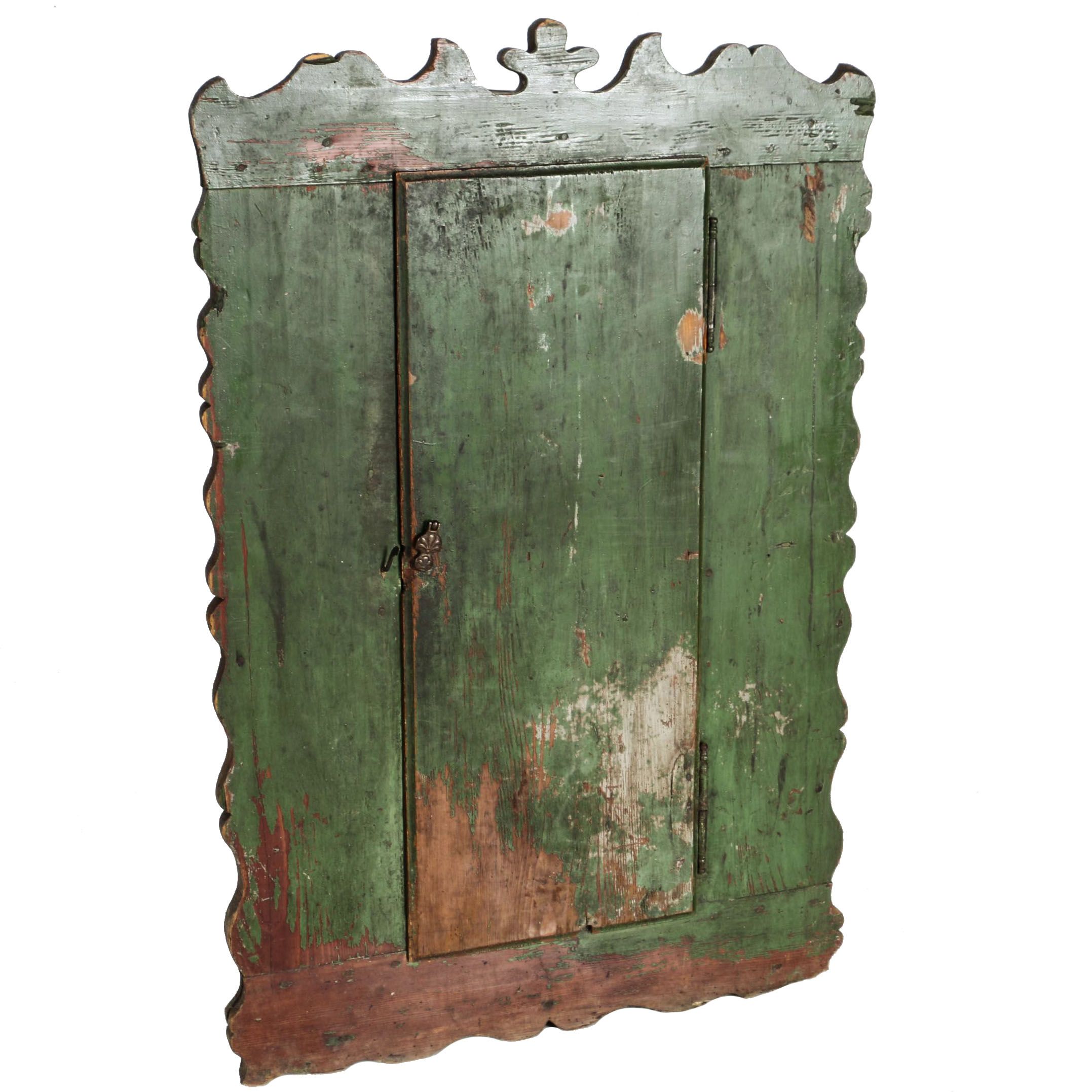 Vintage Wall Mounted Wood Corner Shelf