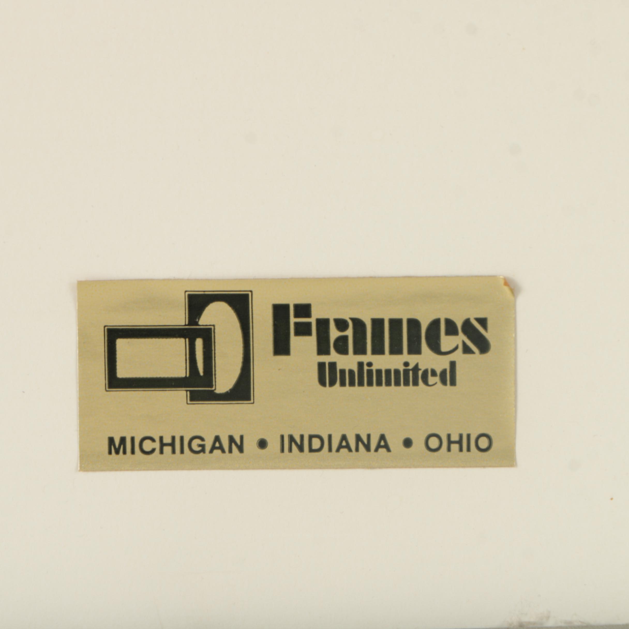 After Pablo Picasso "Woman with Yellow Hair" Guggenheim Museum Poster