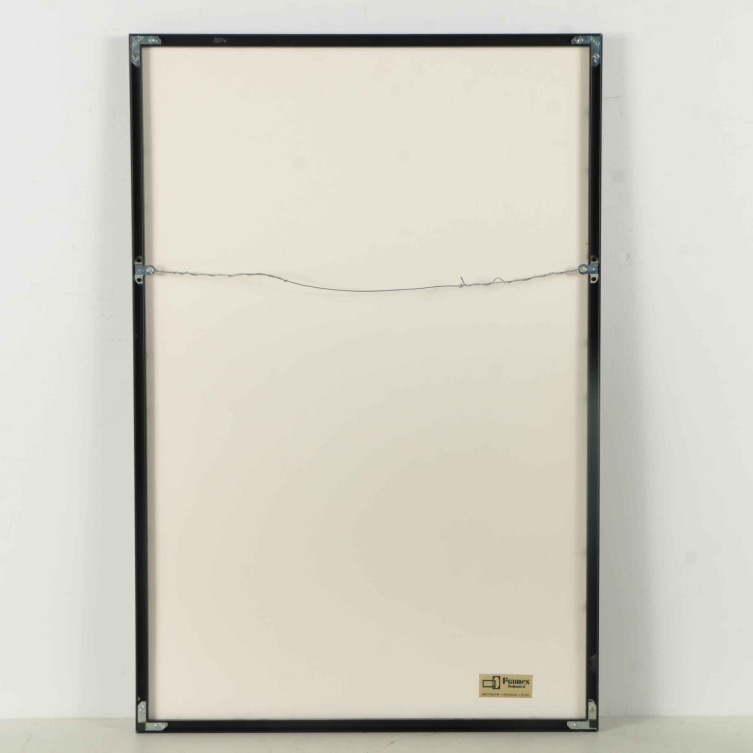 After Pablo Picasso "Woman with Yellow Hair" Guggenheim Museum Poster