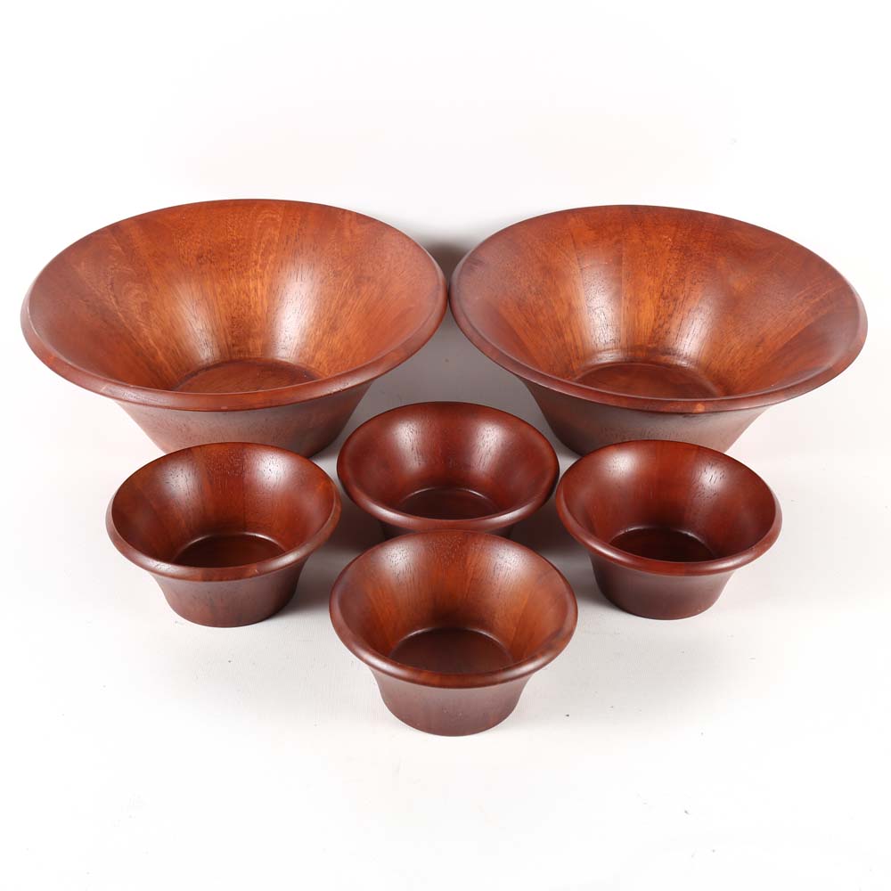 Pomerantz Wooden Serving Bowls