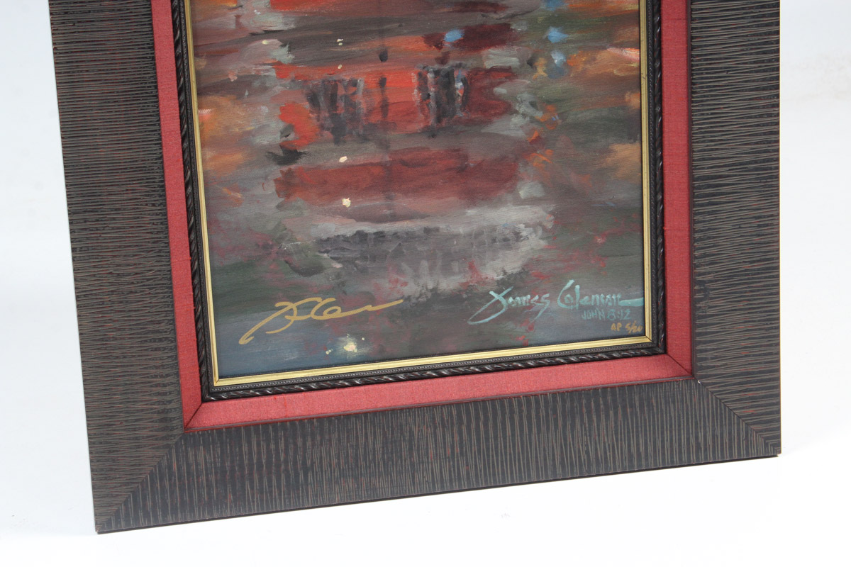 James Coleman Signed Limited Edition Giclee on Stretched Canvas