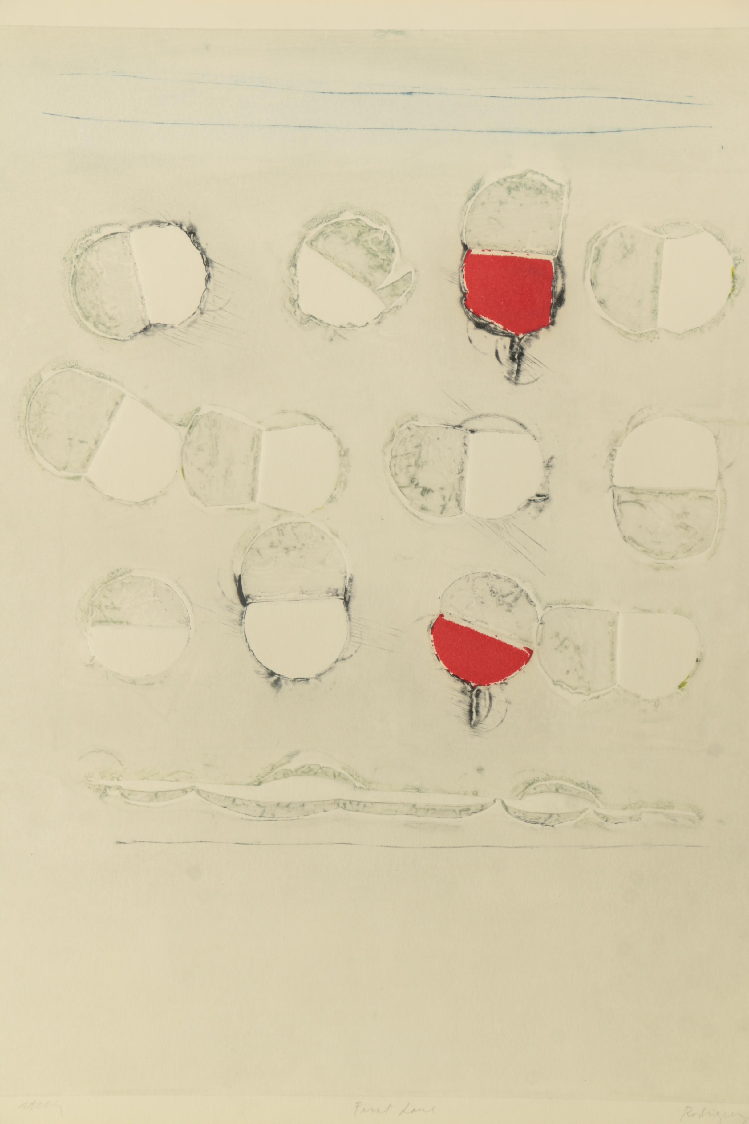 Signed Intaglio Print on Paper