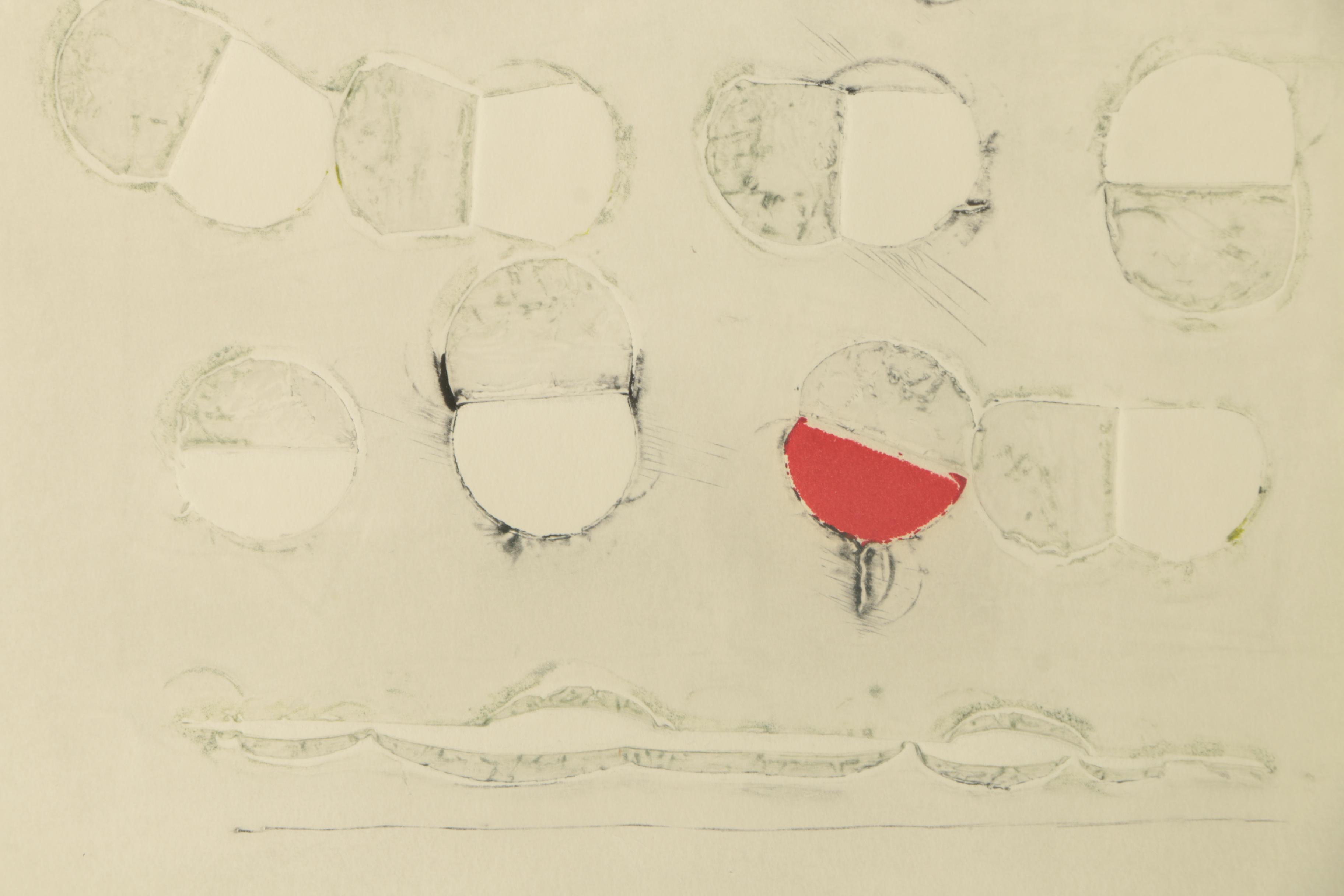 Signed Intaglio Print on Paper