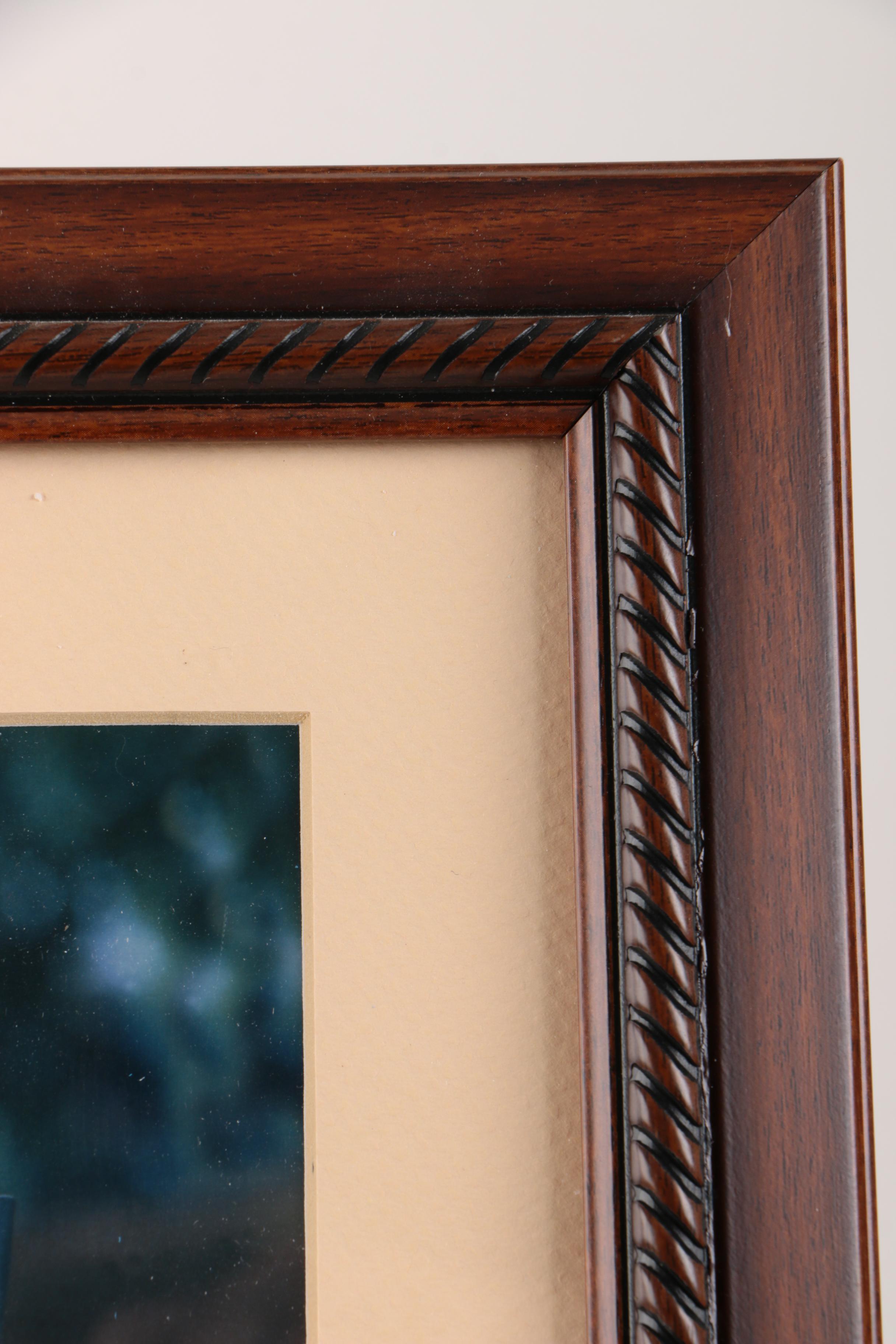 Three Photographic Plaques of Golfers