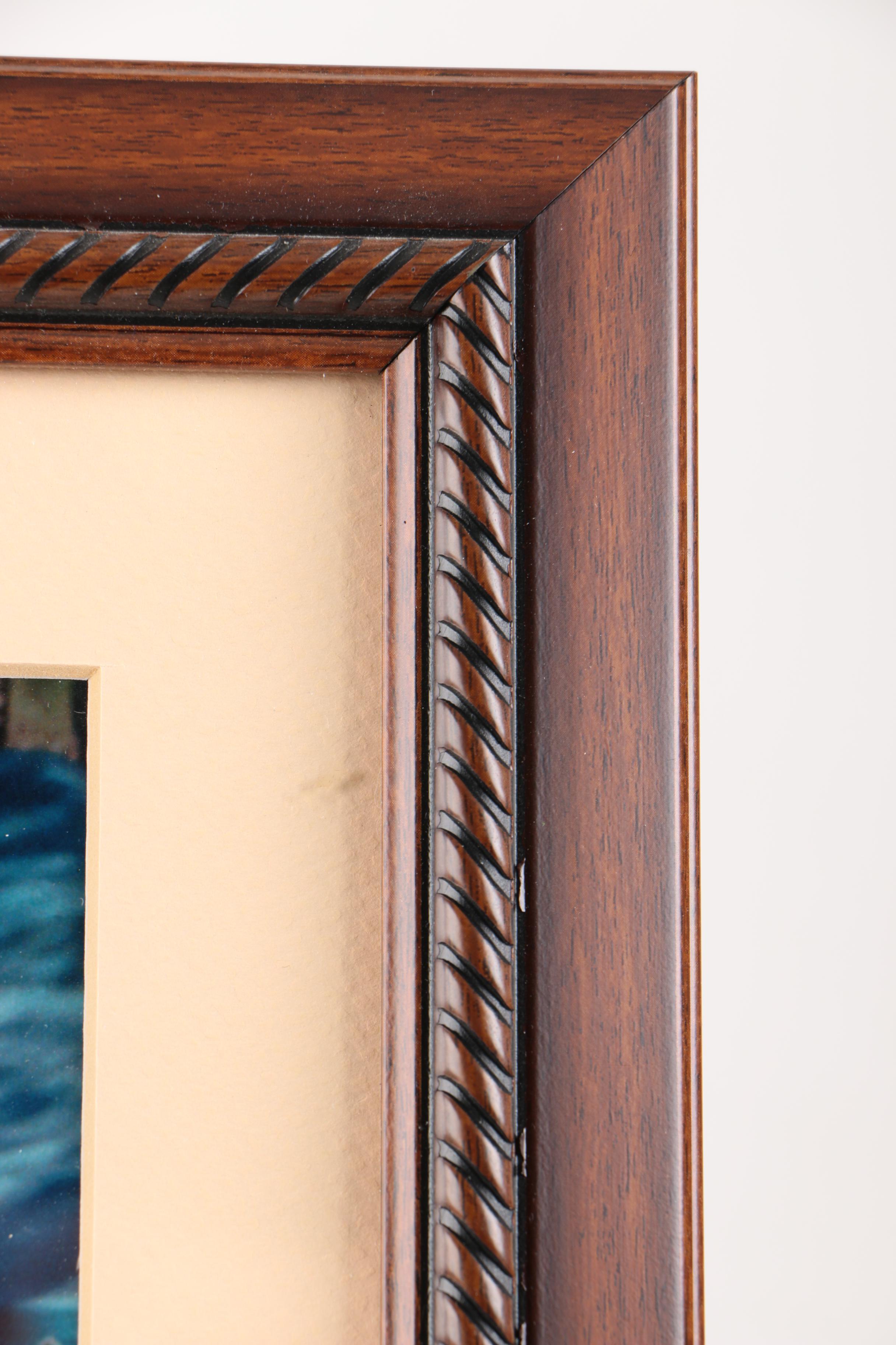 Three Photographic Plaques of Golfers