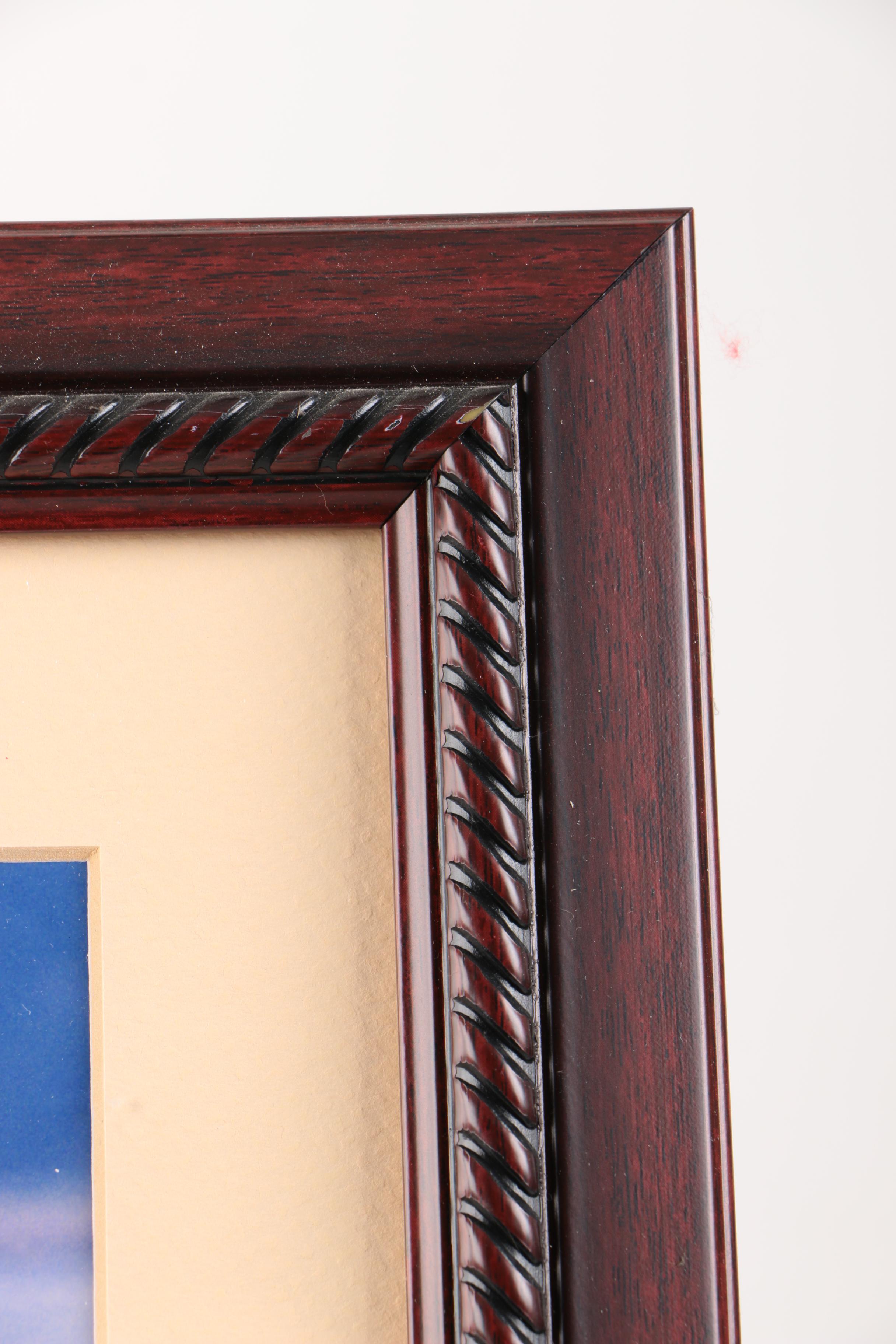 Three Photographic Plaques of Golfers