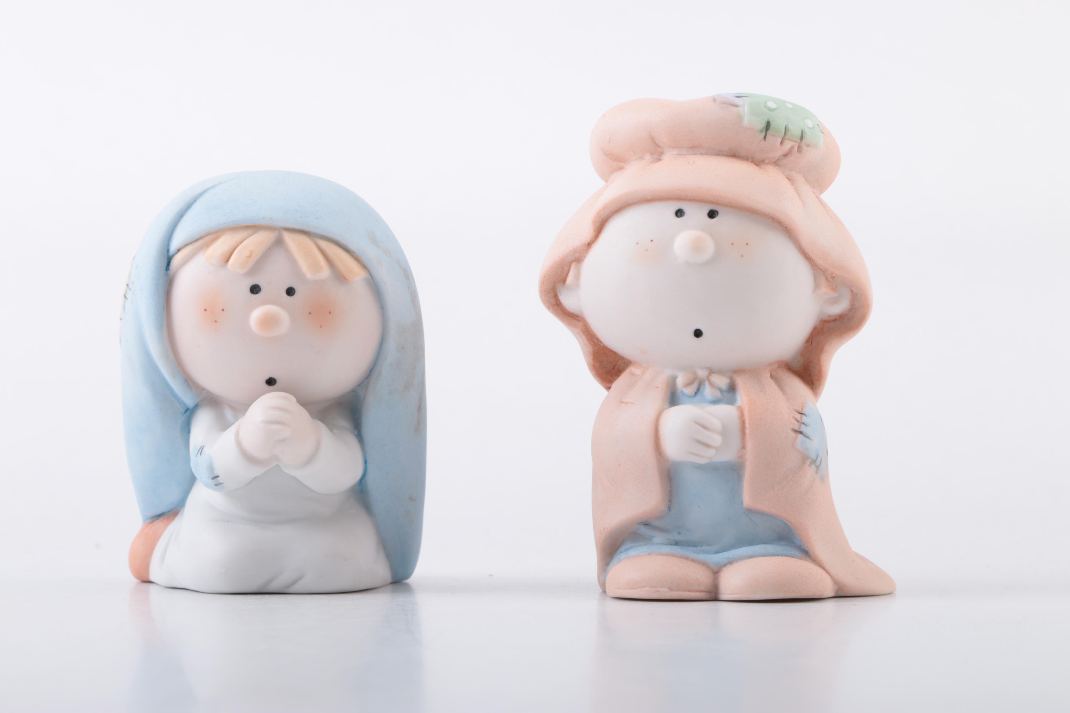 Bumpkins Porcelain Nativity Figurines