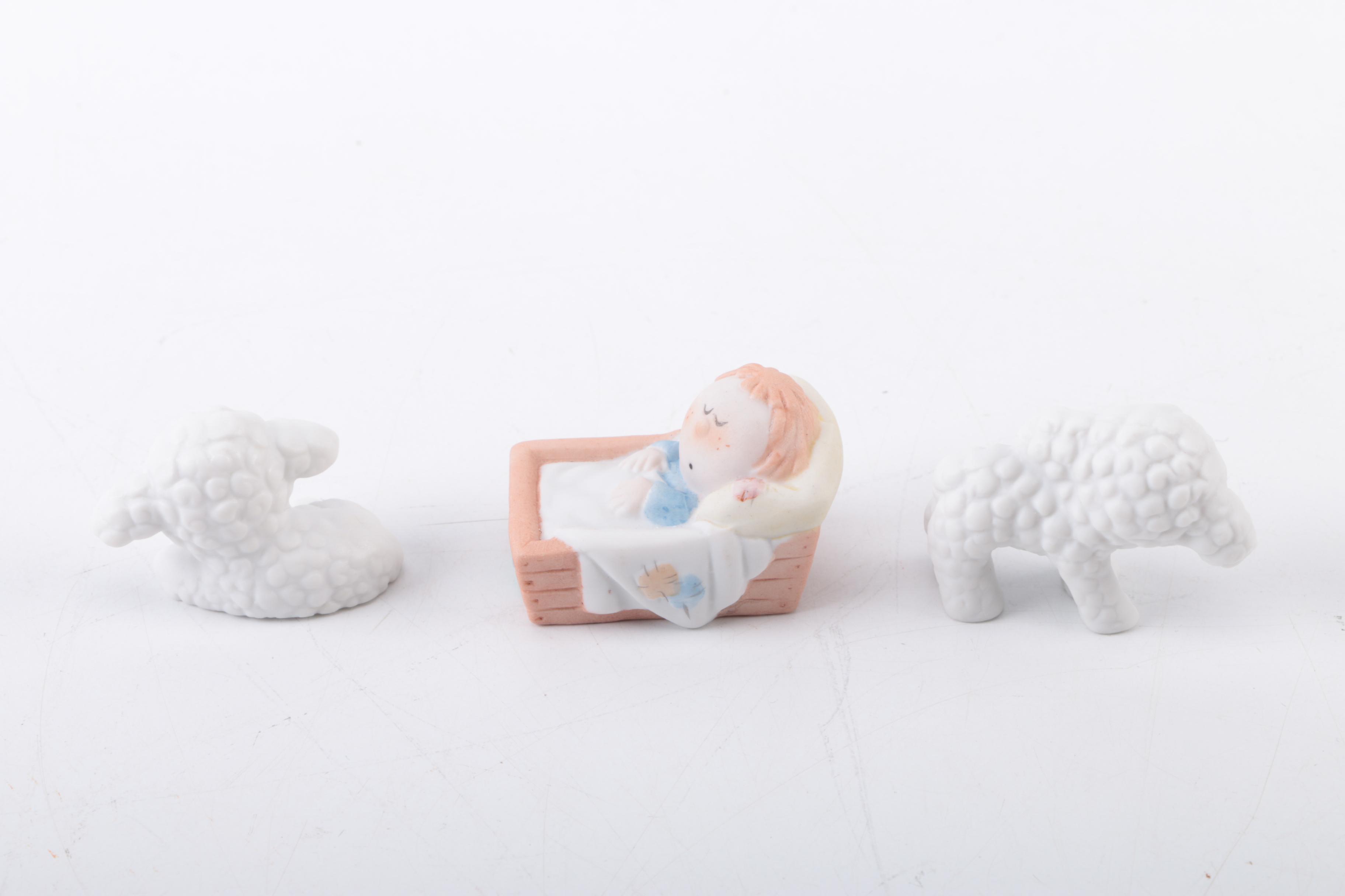 Bumpkins Porcelain Nativity Figurines