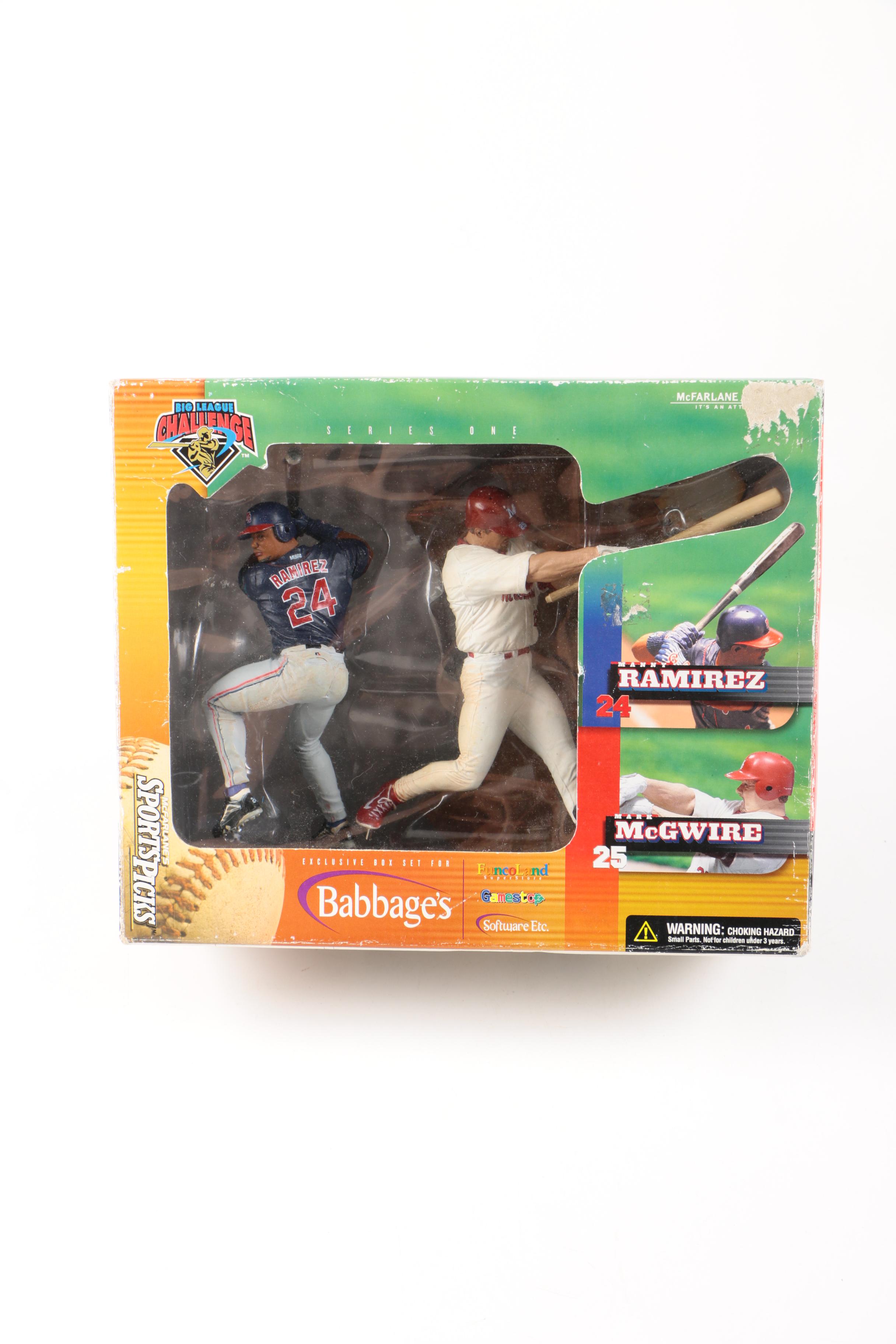 2000 McFarlane Sportspicks Mark McGwire and Manny Ramirez Figures