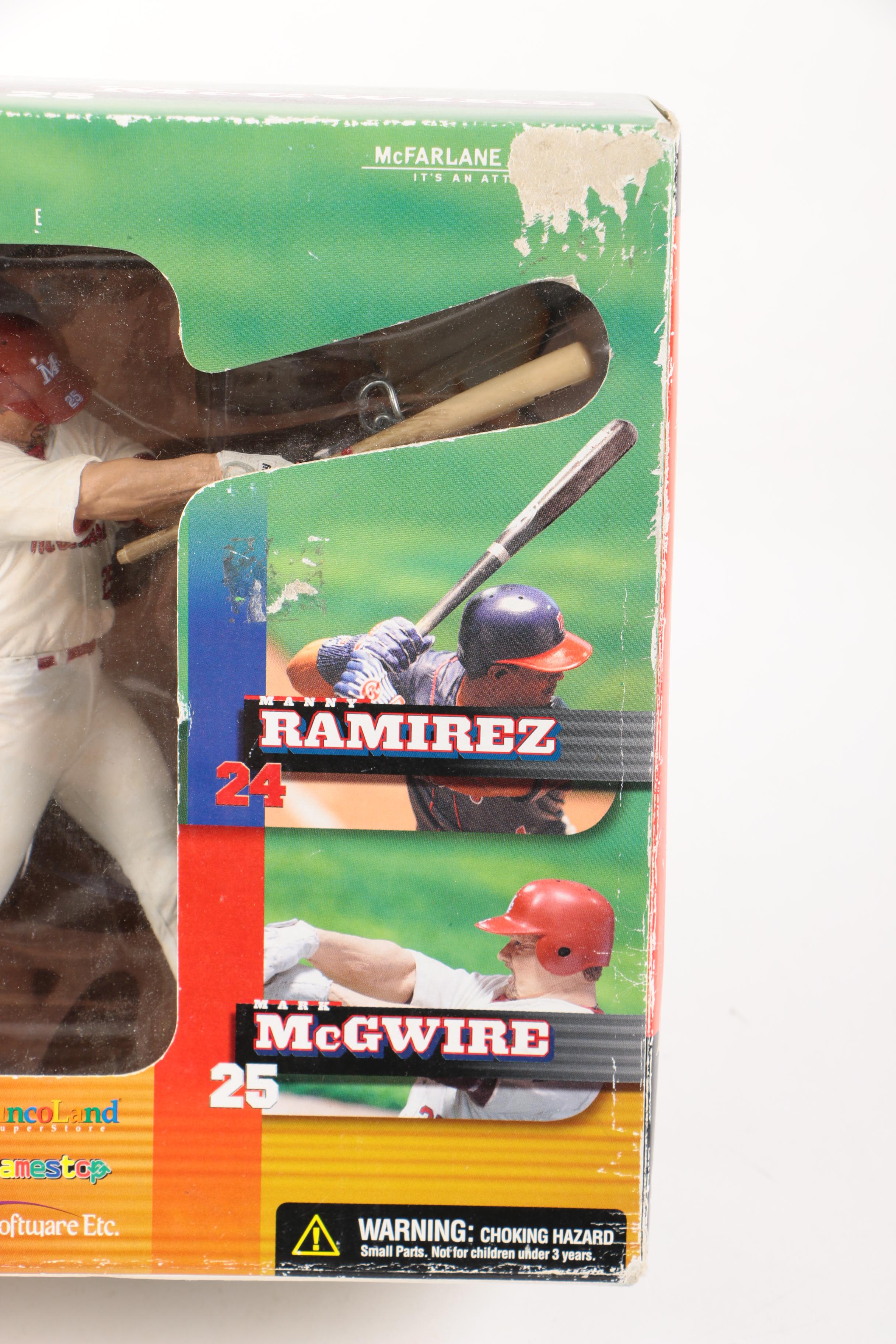 2000 McFarlane Sportspicks Mark McGwire and Manny Ramirez Figures