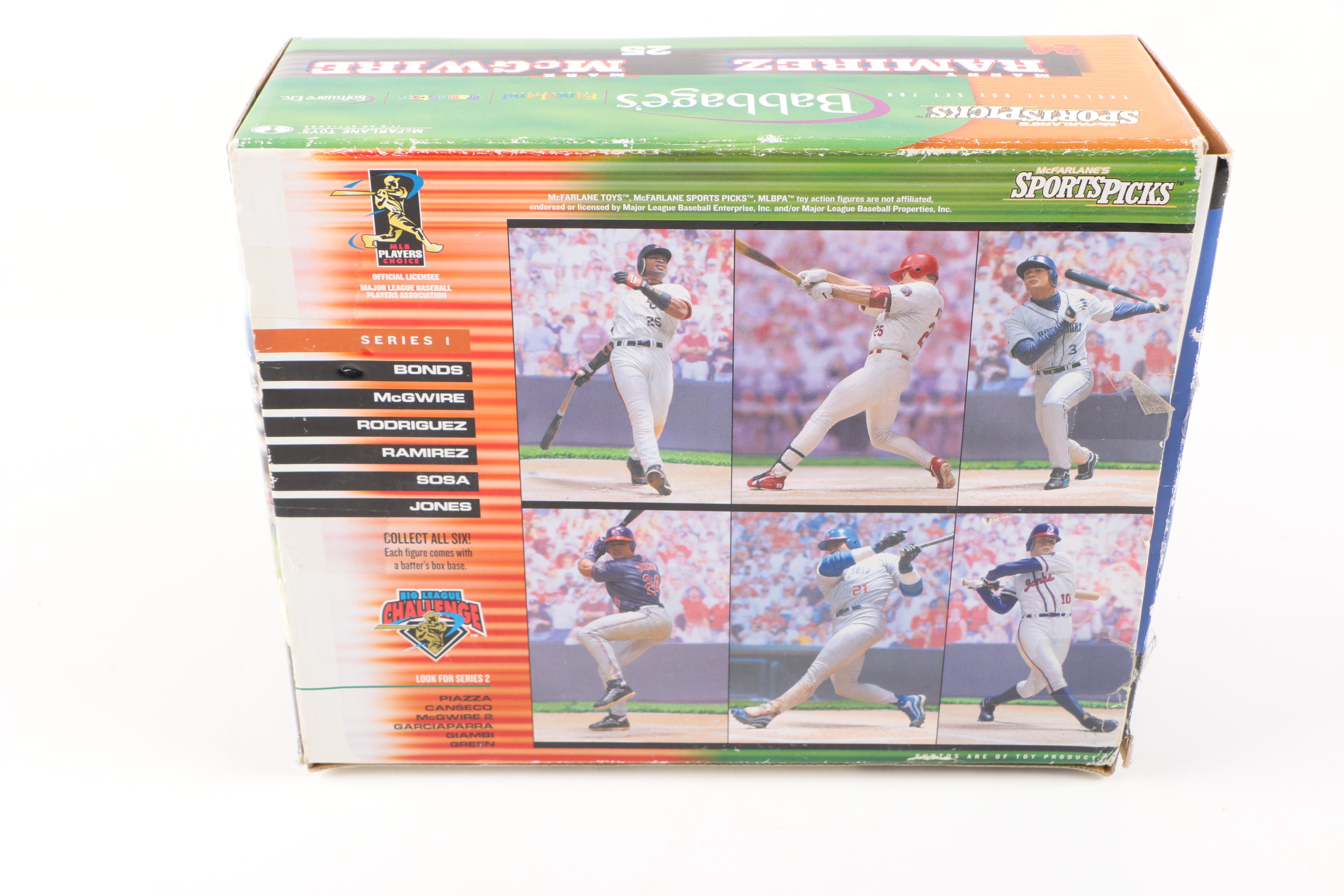 2000 McFarlane Sportspicks Mark McGwire and Manny Ramirez Figures