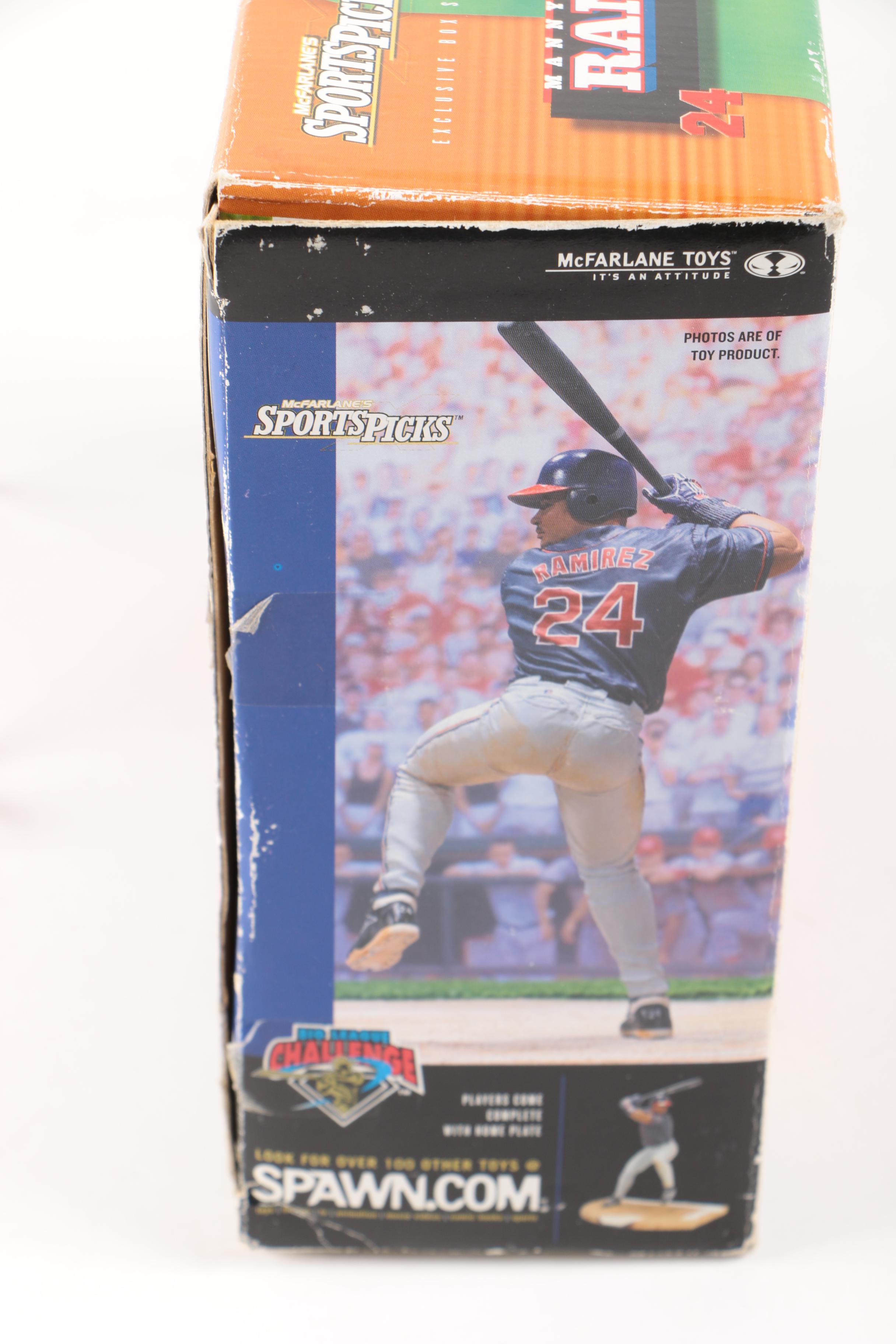 2000 McFarlane Sportspicks Mark McGwire and Manny Ramirez Figures