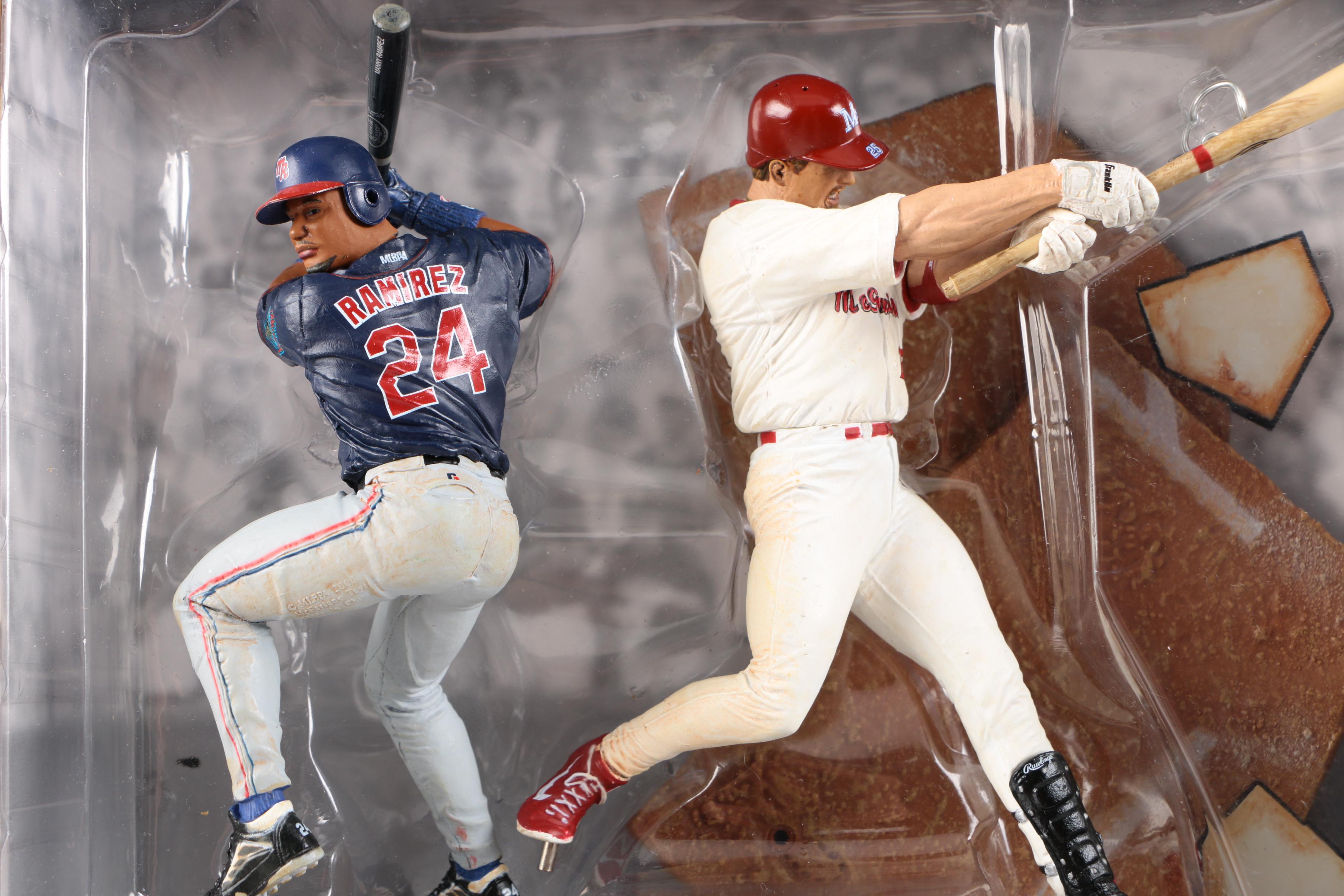2000 McFarlane Sportspicks Mark McGwire and Manny Ramirez Figures
