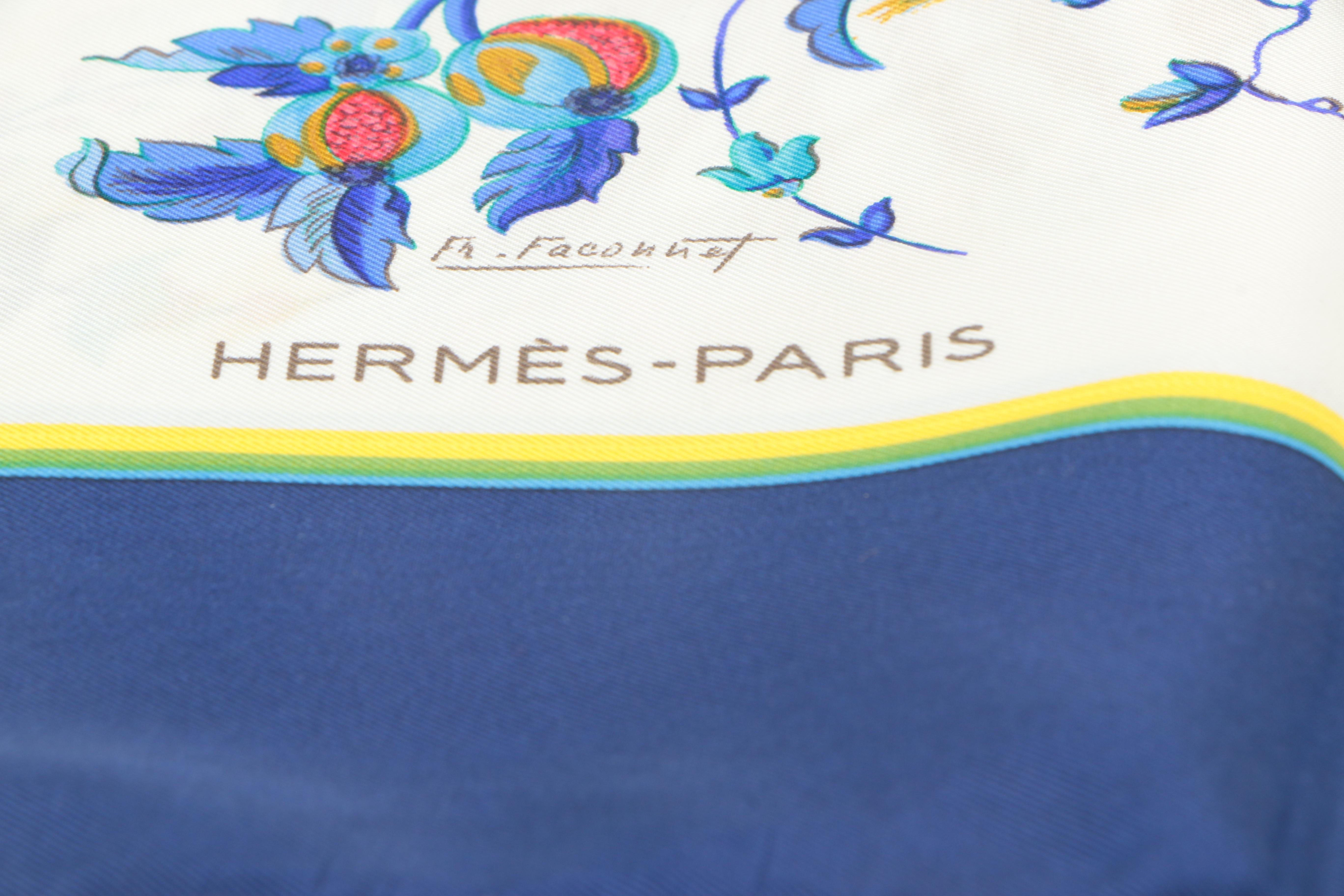 Hermès "Ceres" Silk Scarf
