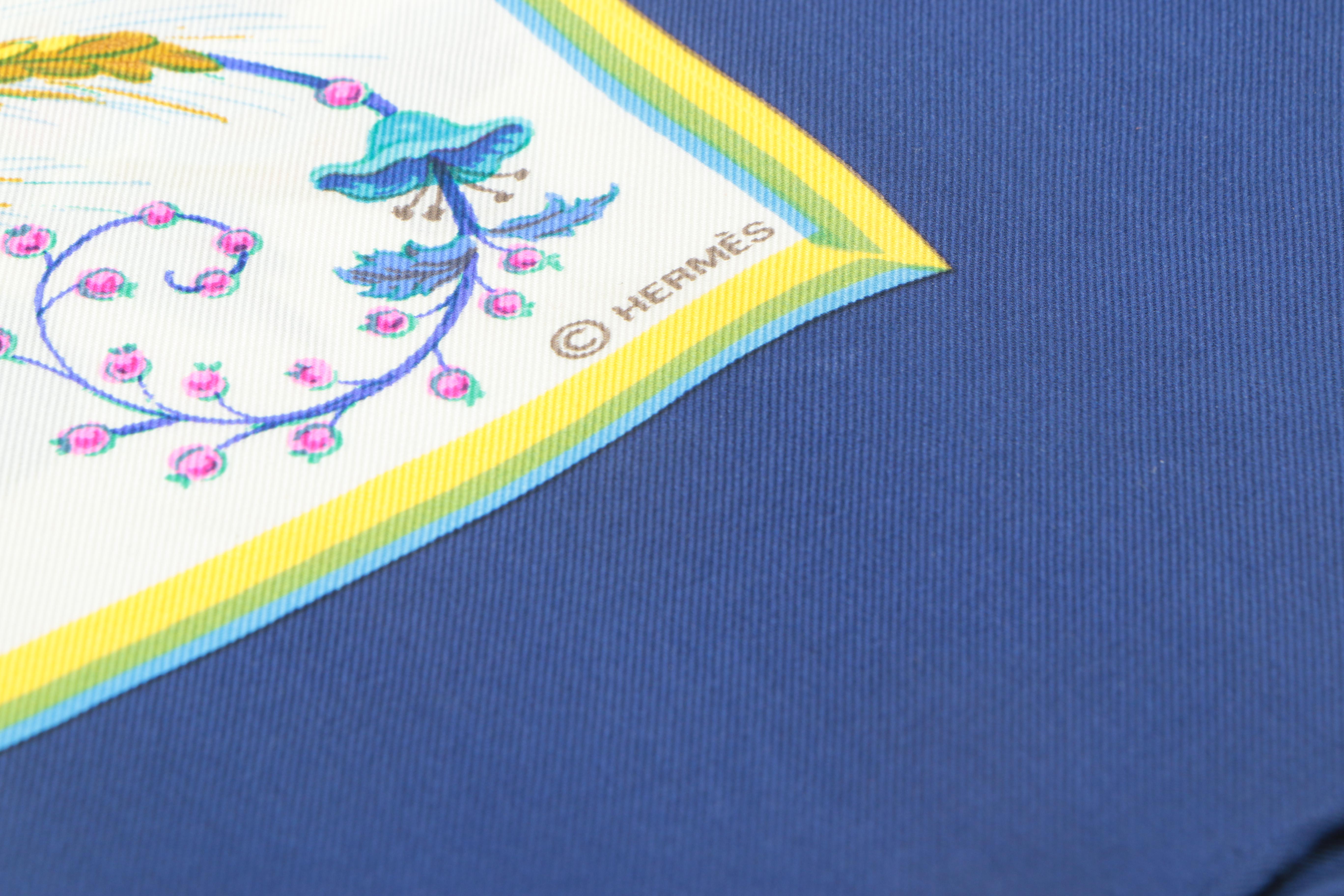 Hermès "Ceres" Silk Scarf