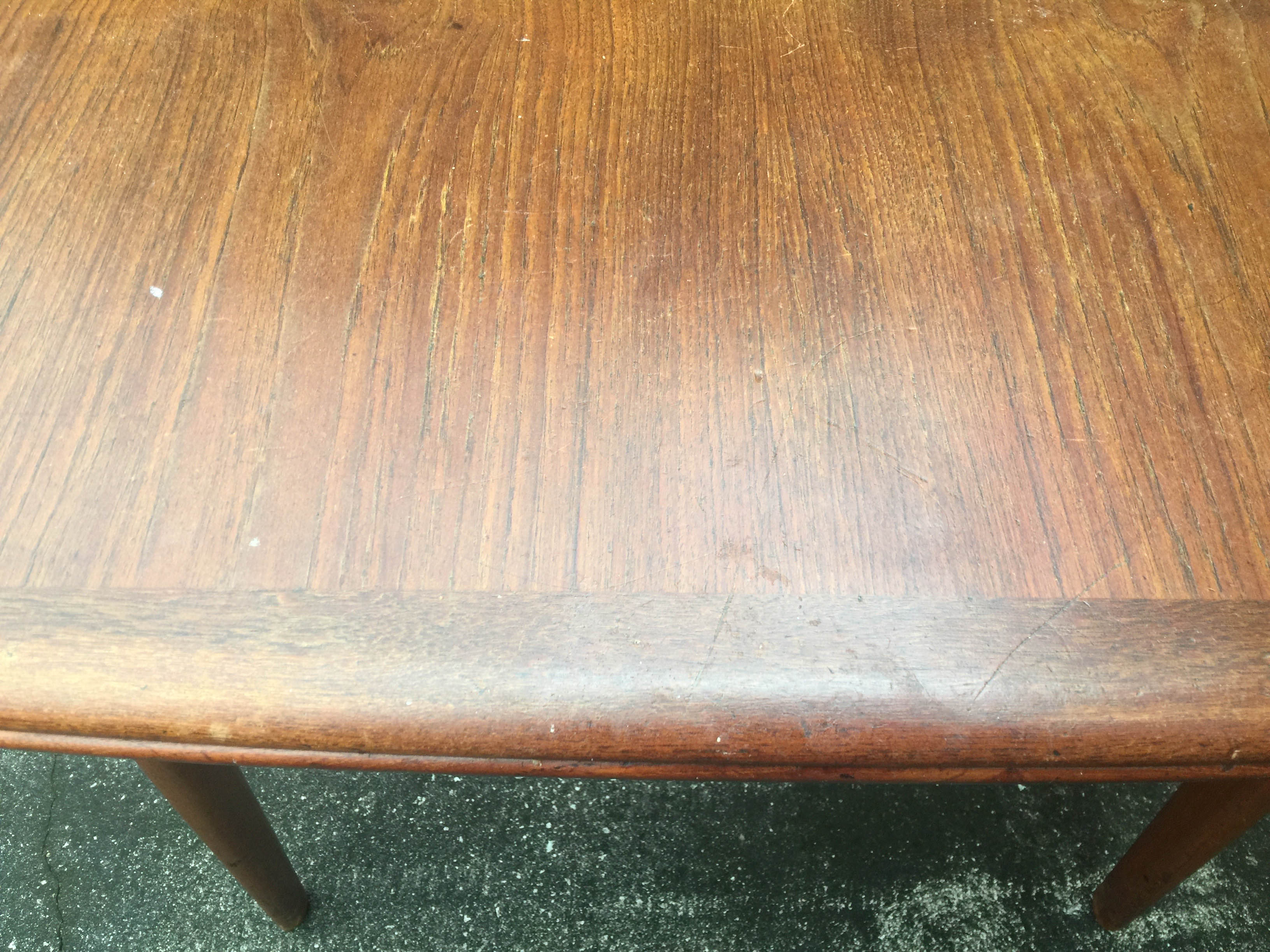 Danish Modern Table by Svend Madsen with Chairs by Benny LInden