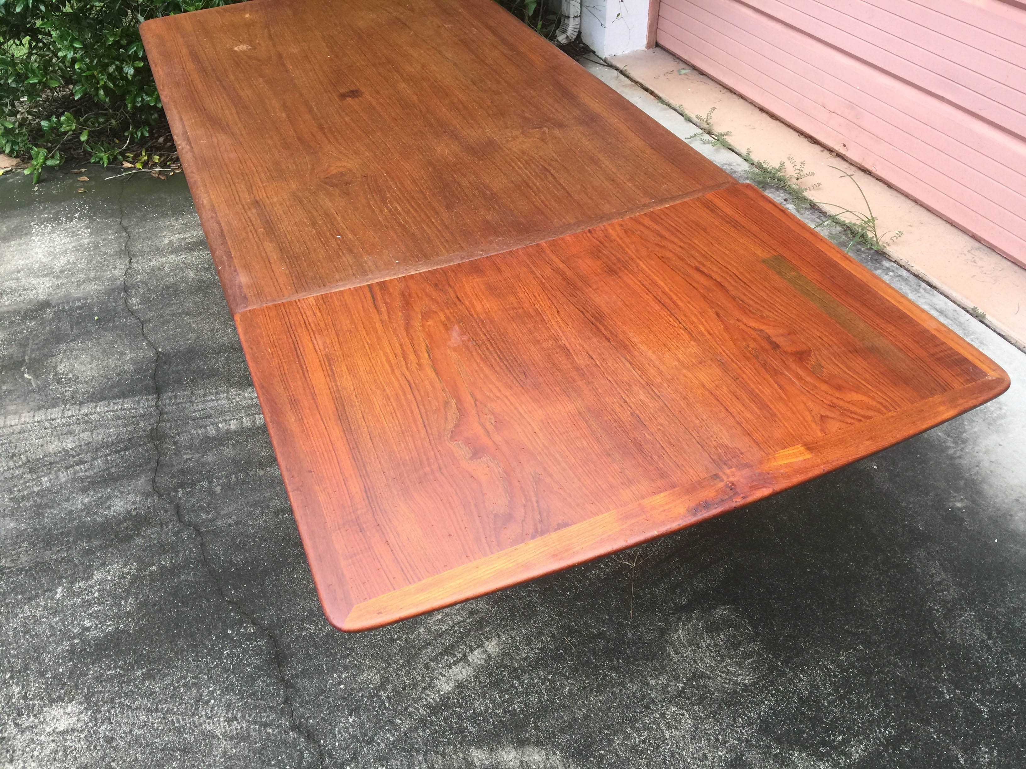 Danish Modern Table by Svend Madsen with Chairs by Benny LInden
