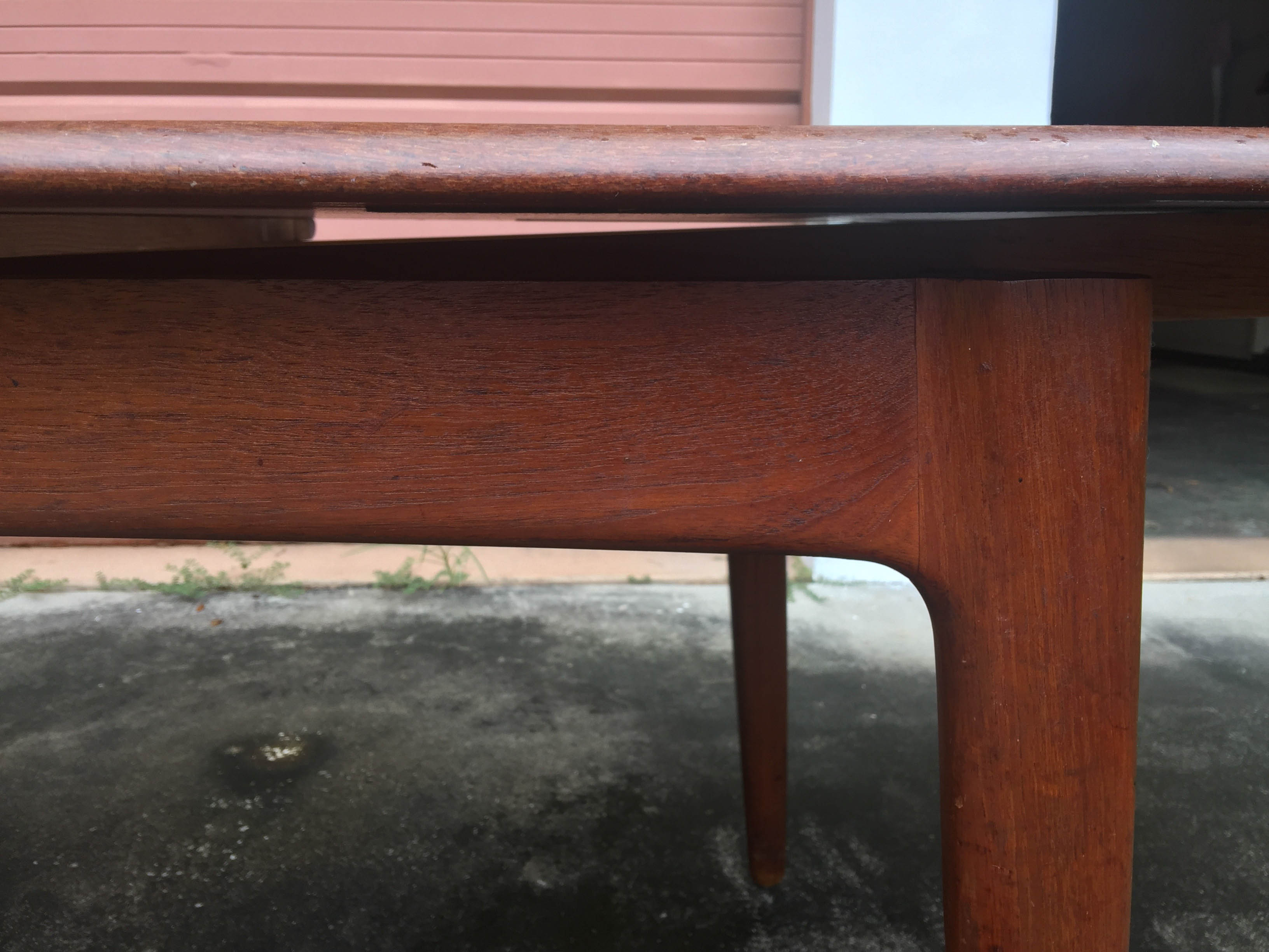 Danish Modern Table by Svend Madsen with Chairs by Benny LInden