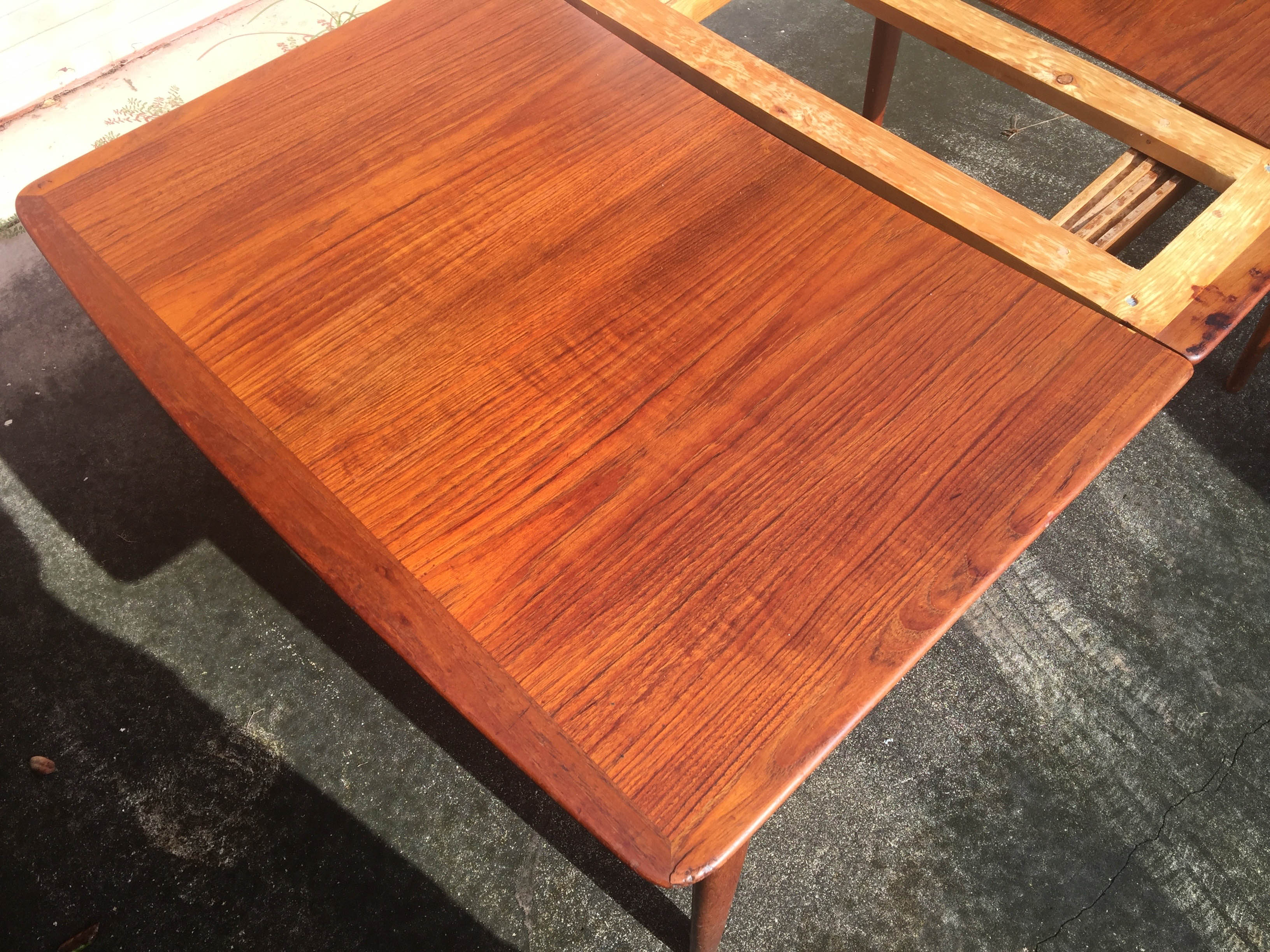 Danish Modern Table by Svend Madsen with Chairs by Benny LInden