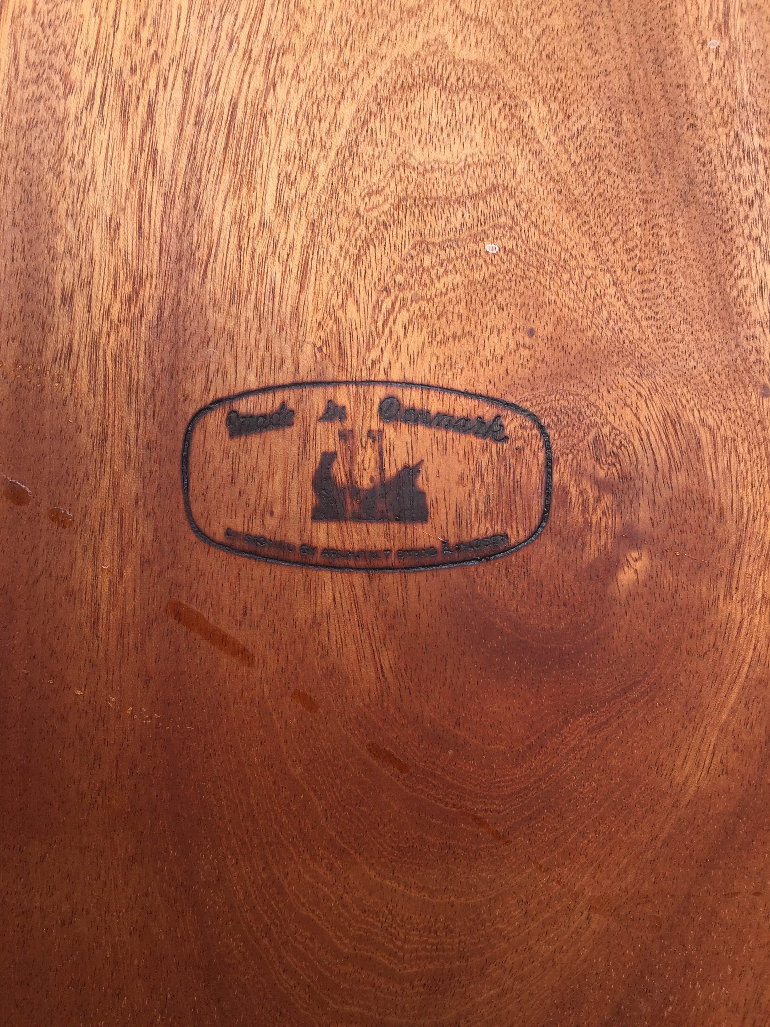 Danish Modern Table by Svend Madsen with Chairs by Benny LInden