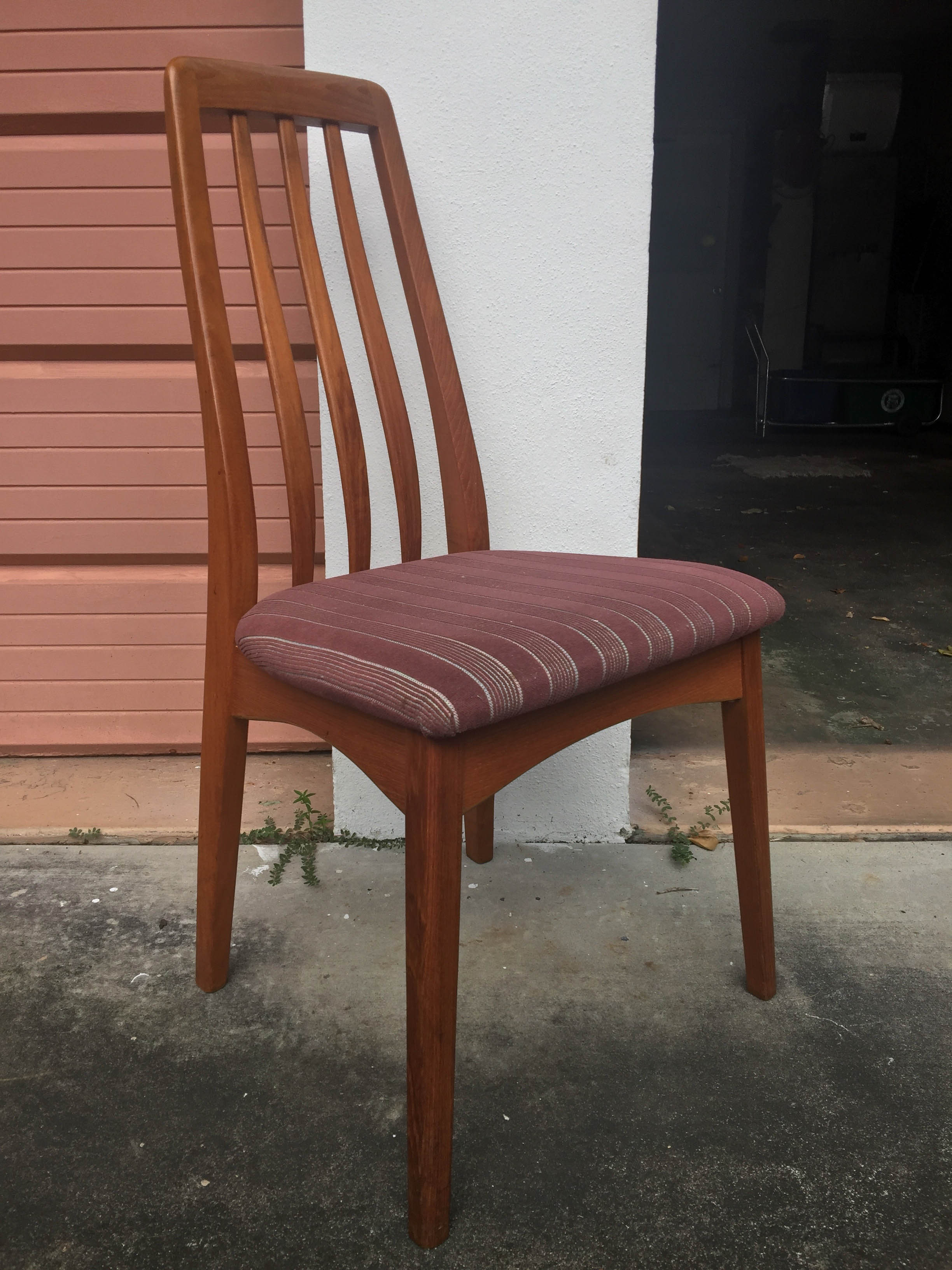 Danish Modern Table by Svend Madsen with Chairs by Benny LInden