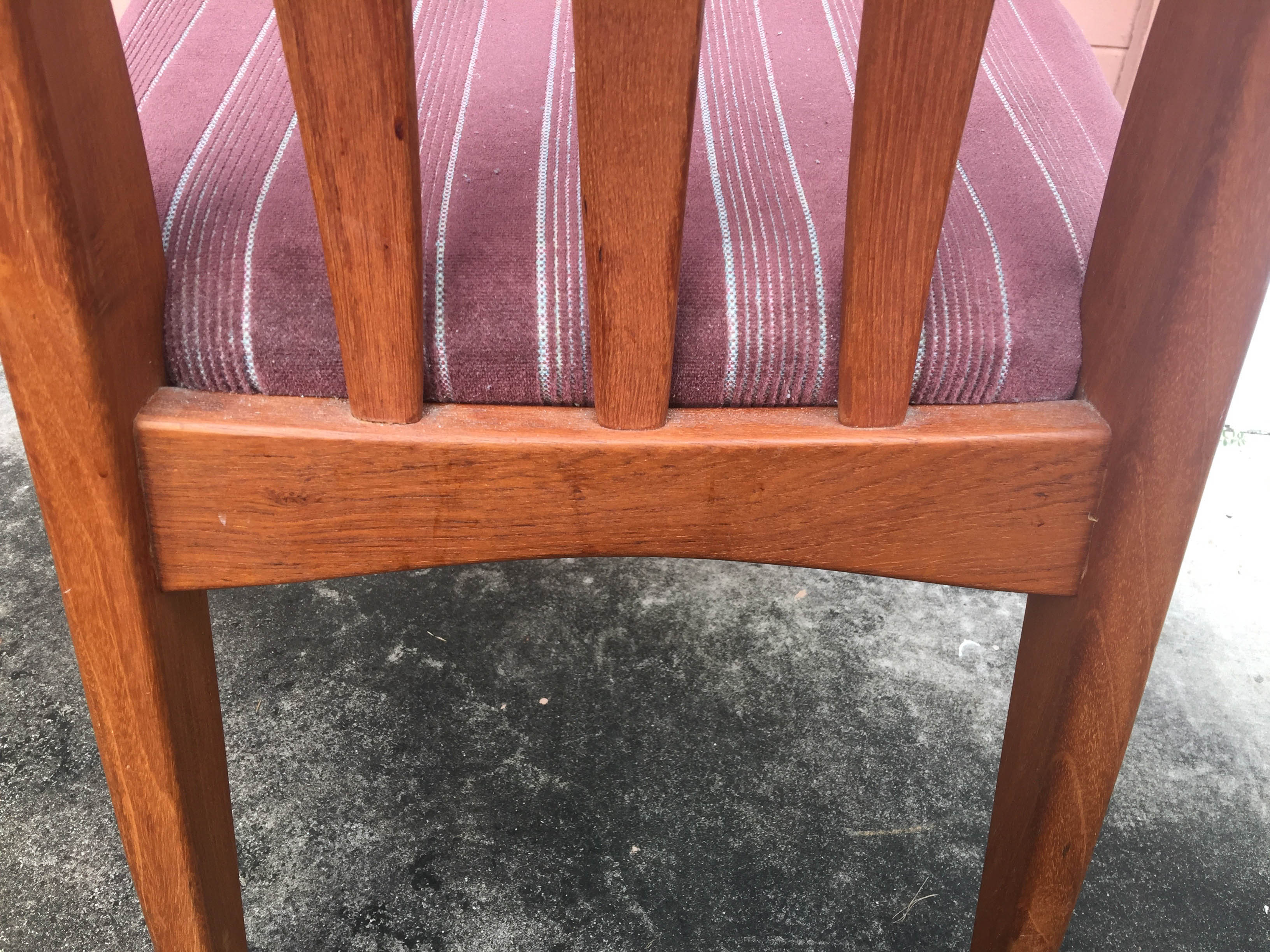 Danish Modern Table by Svend Madsen with Chairs by Benny LInden