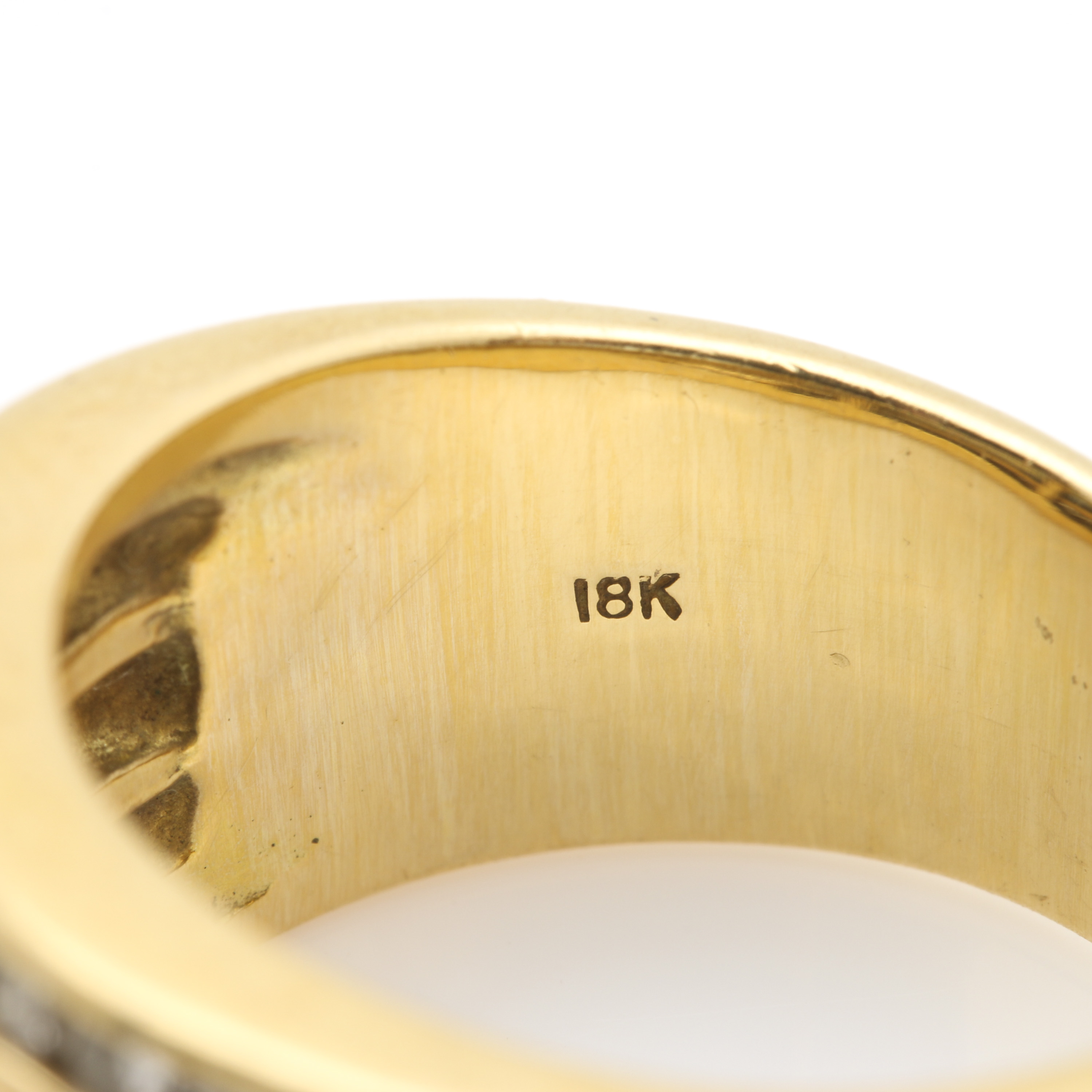 14K Yellow Gold Sapphire, Emerald, Ruby and Diamond Ring