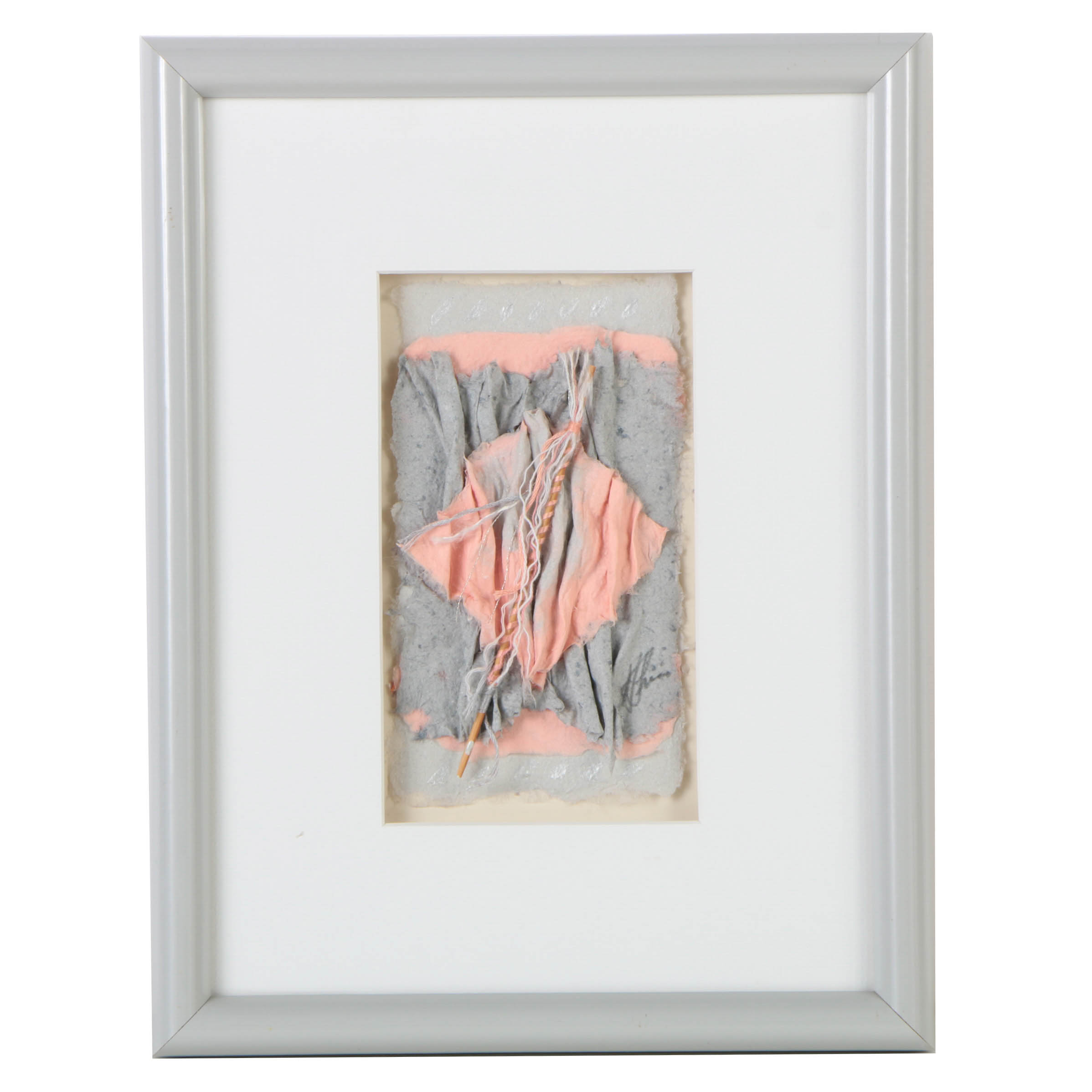 Hannah Price Mixed Media Handmade Paper Collage on Board