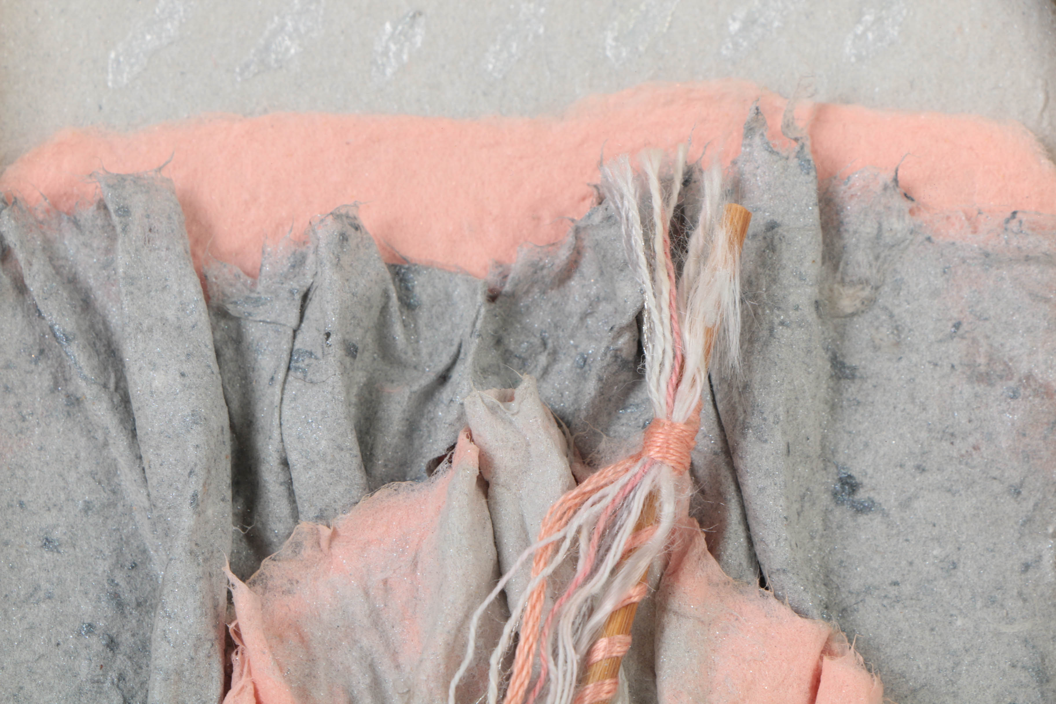 Hannah Price Mixed Media Handmade Paper Collage on Board