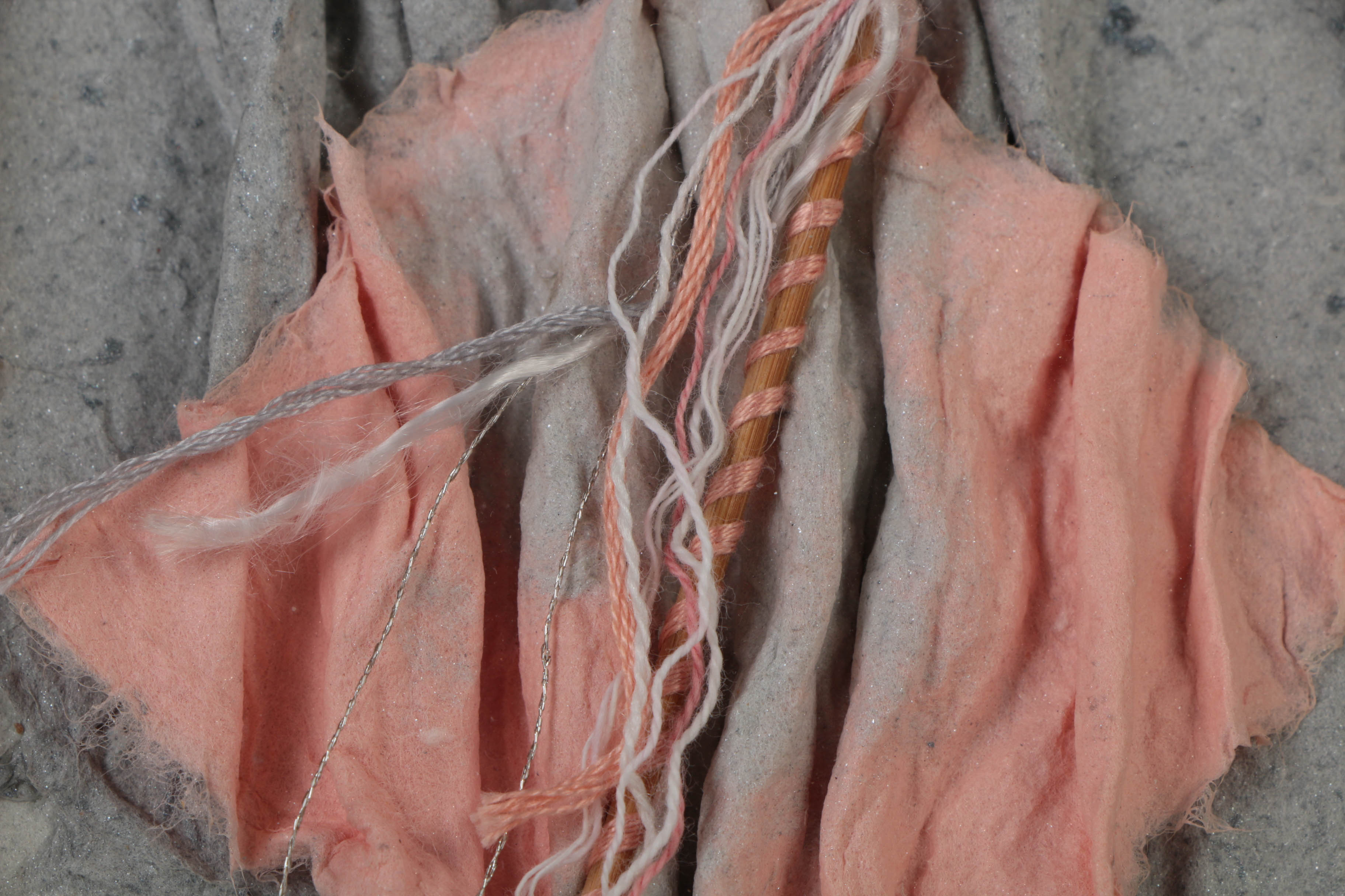 Hannah Price Mixed Media Handmade Paper Collage on Board