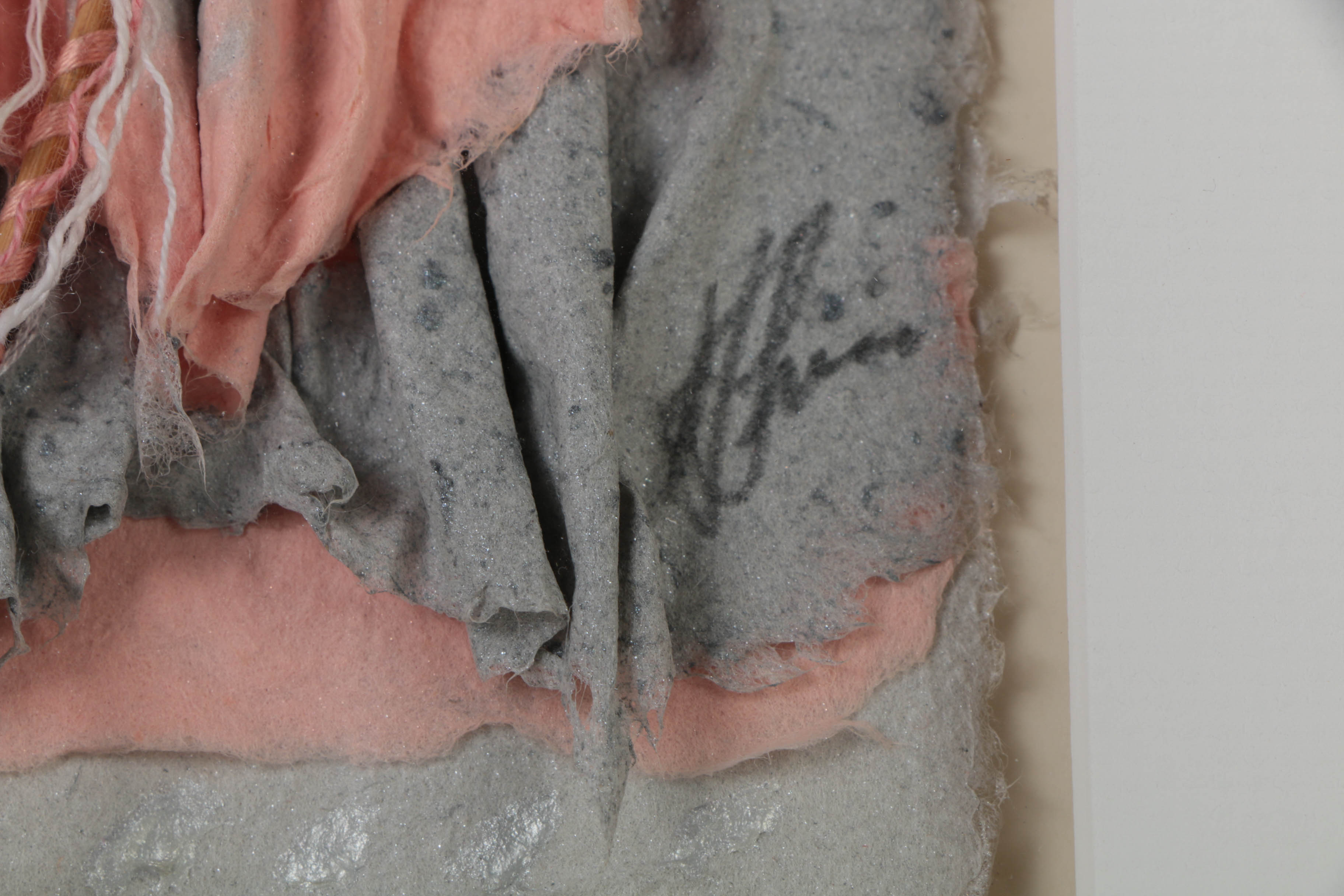 Hannah Price Mixed Media Handmade Paper Collage on Board