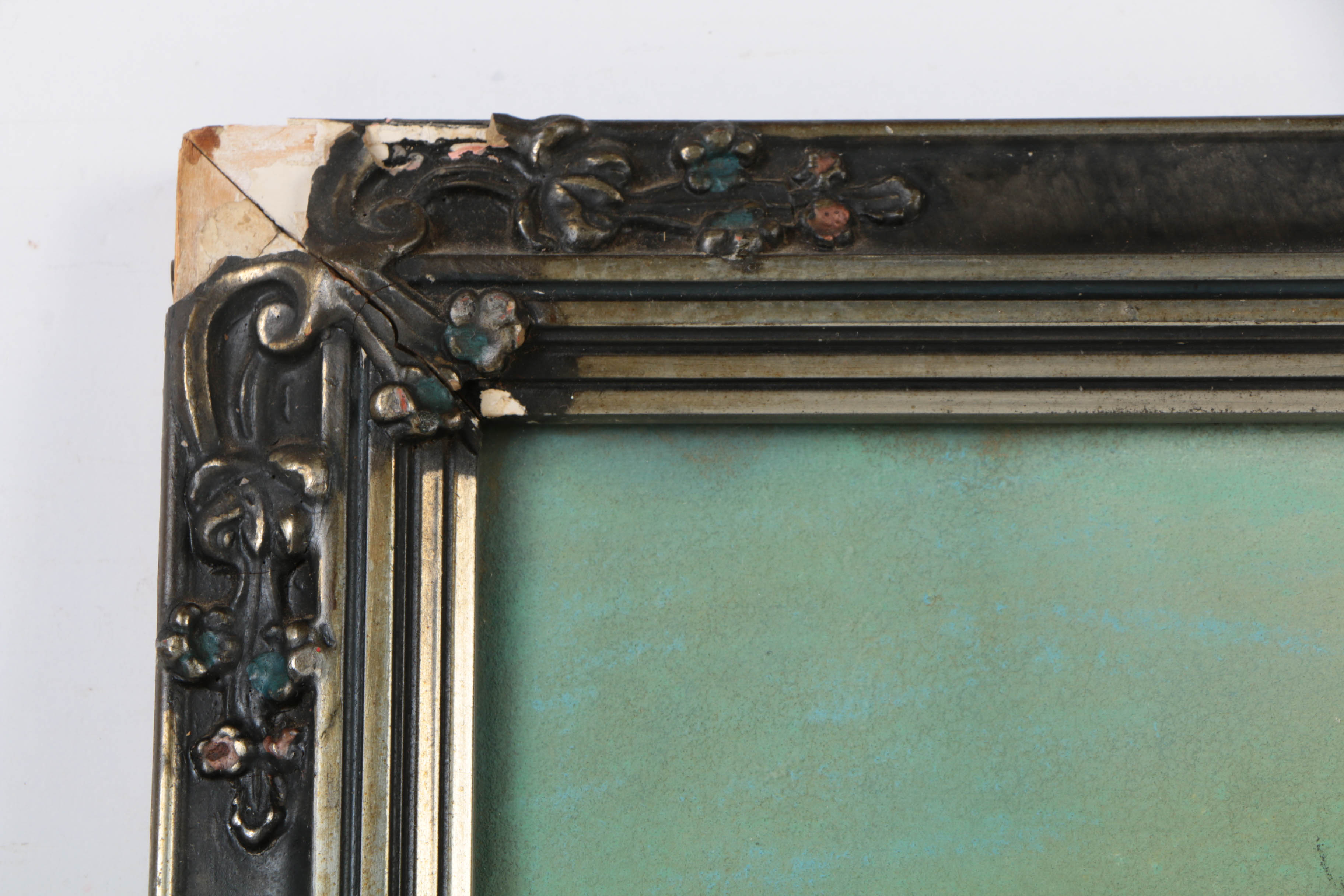 E. J. Cunningham Pastel Drawing of Shore Scene