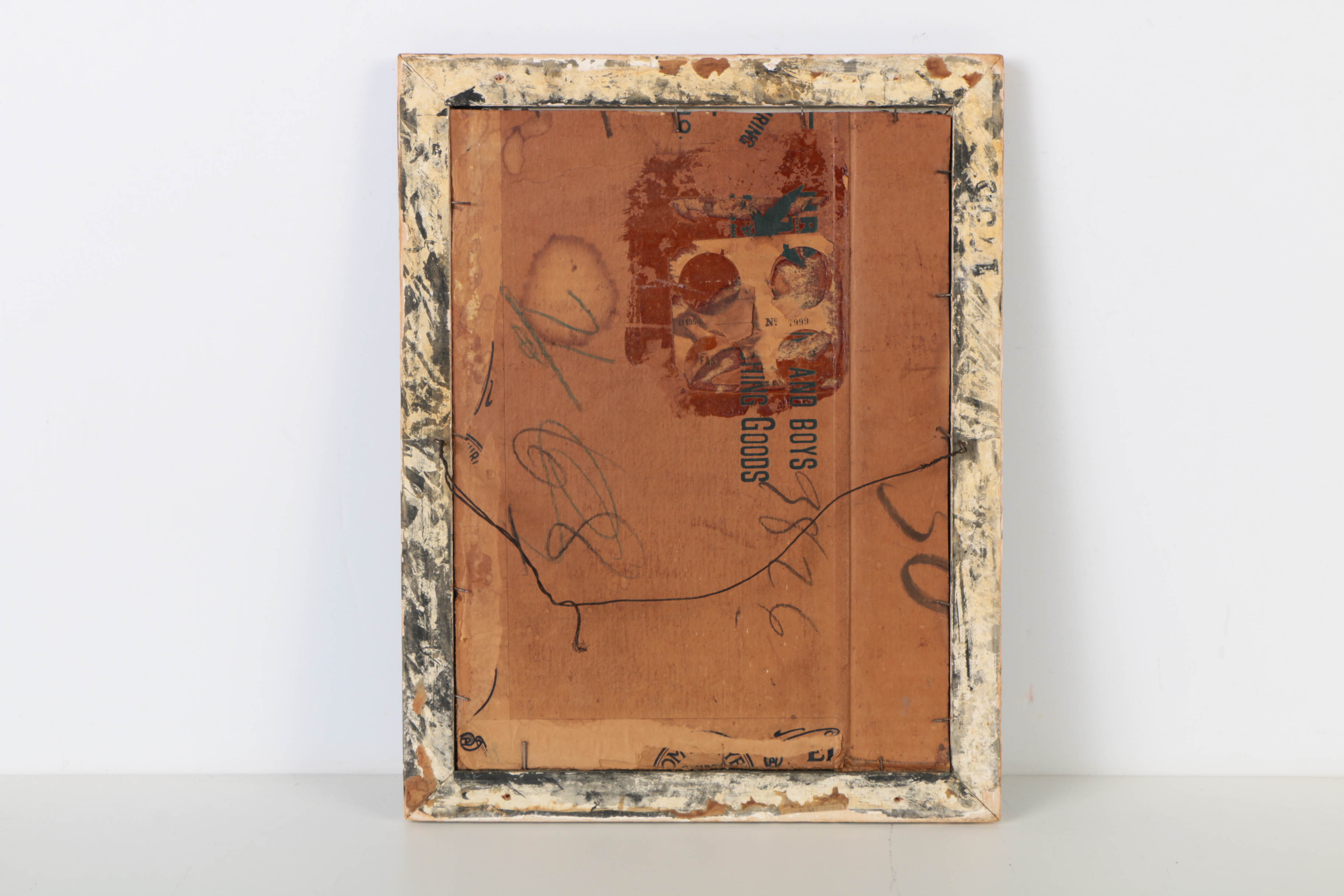 E. J. Cunningham Pastel Drawing of Shore Scene