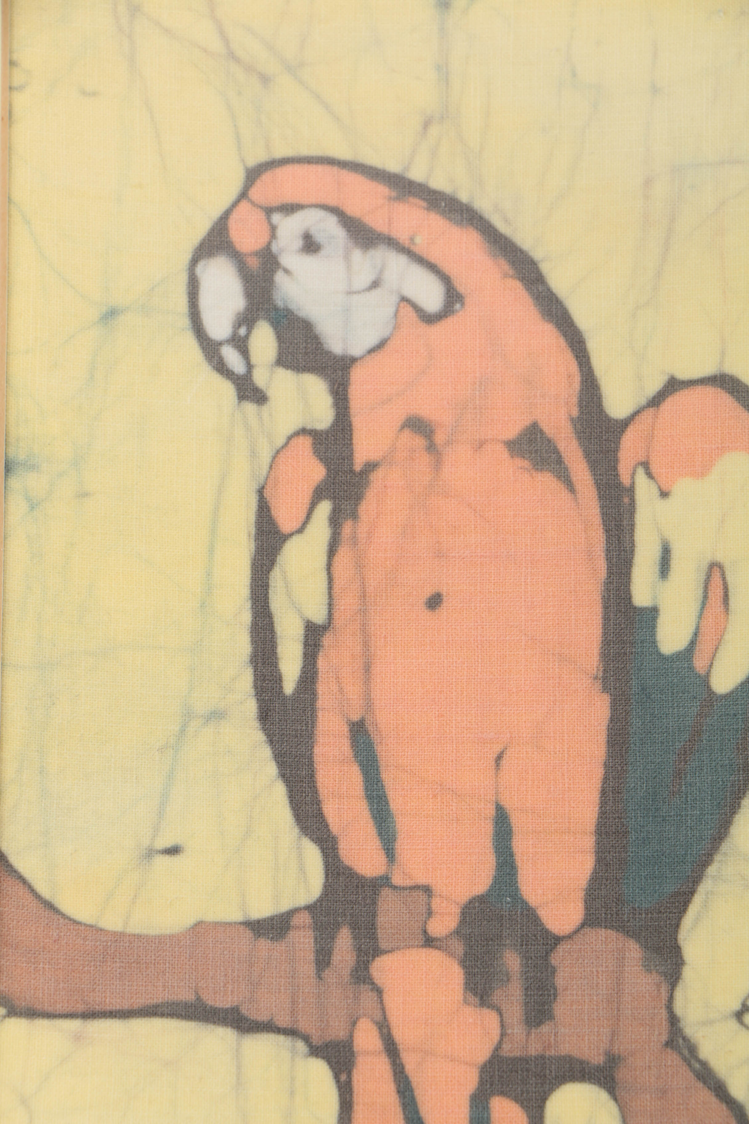 Janet Searfoss Batik of a Parrot