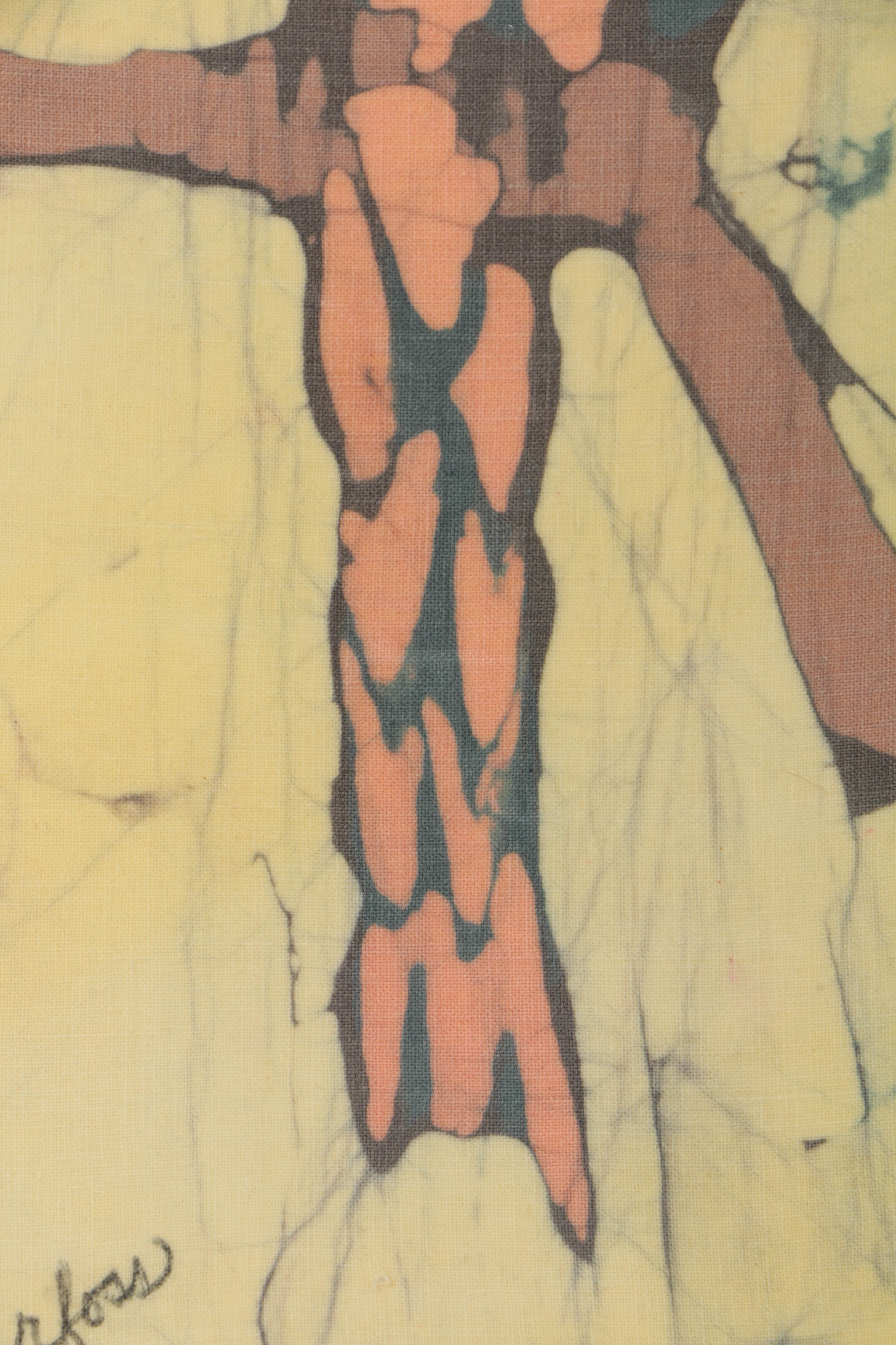 Janet Searfoss Batik of a Parrot