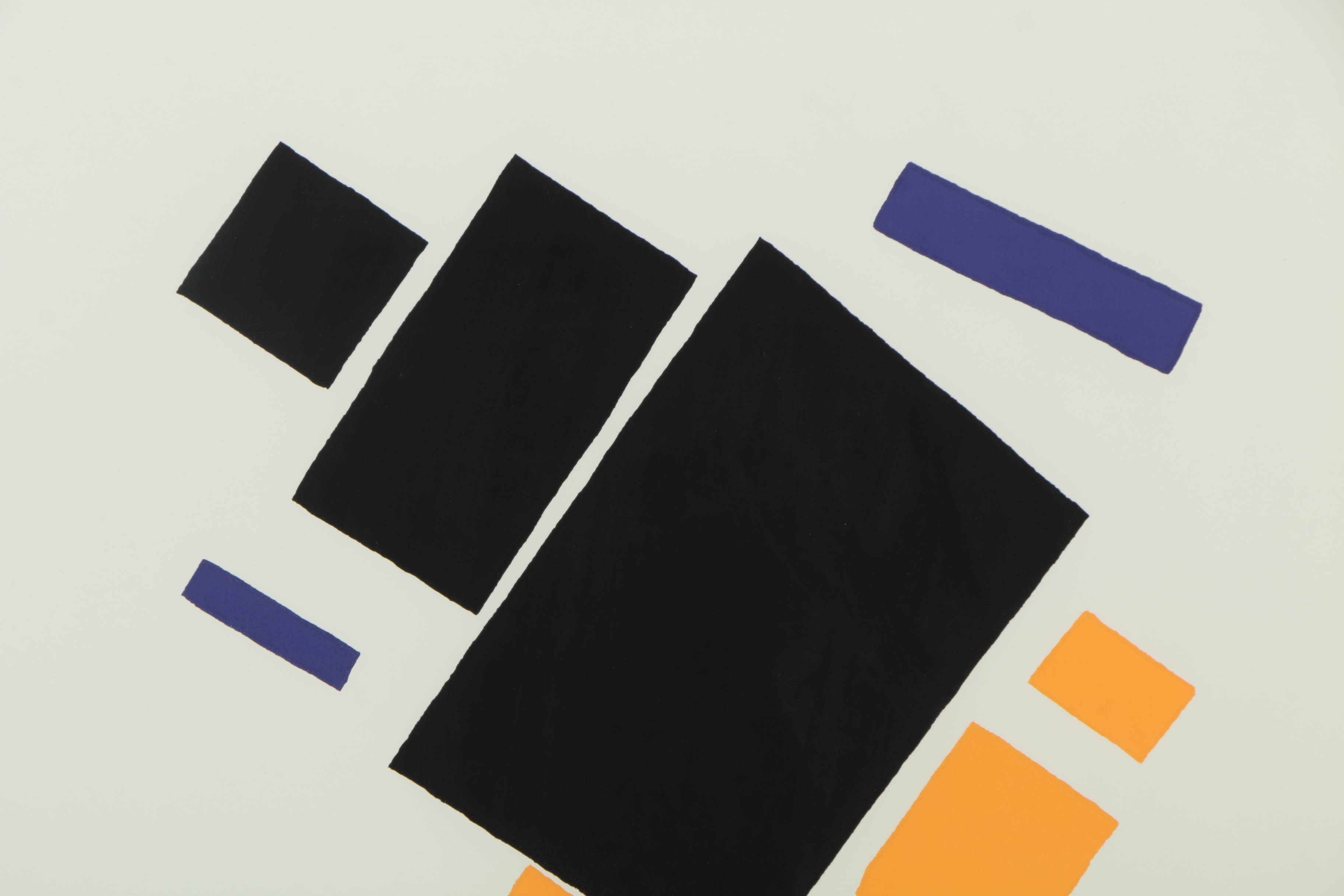 Serigraph After Kazimir Malevich's "Airplane in Flight"