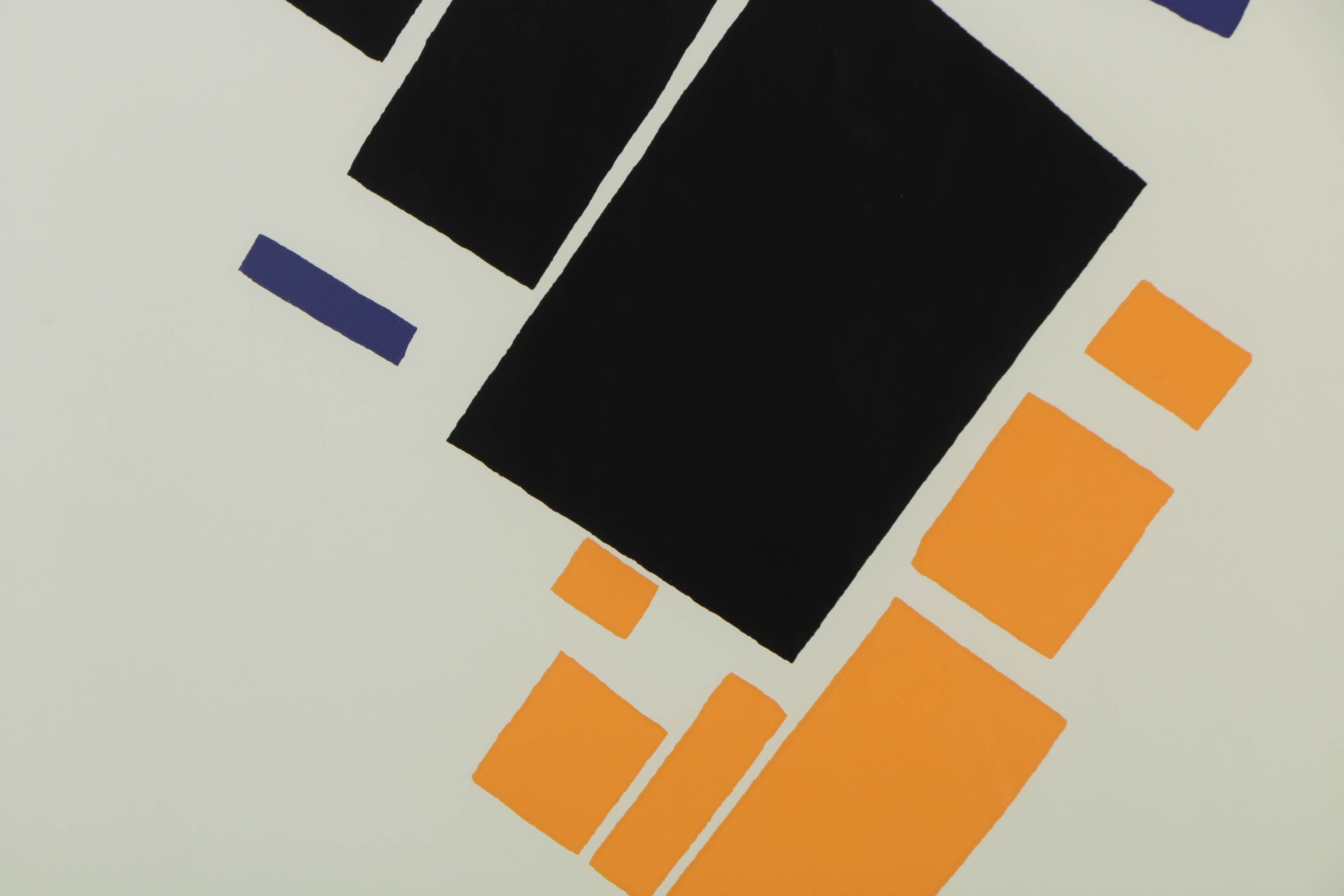 Serigraph After Kazimir Malevich's "Airplane in Flight"