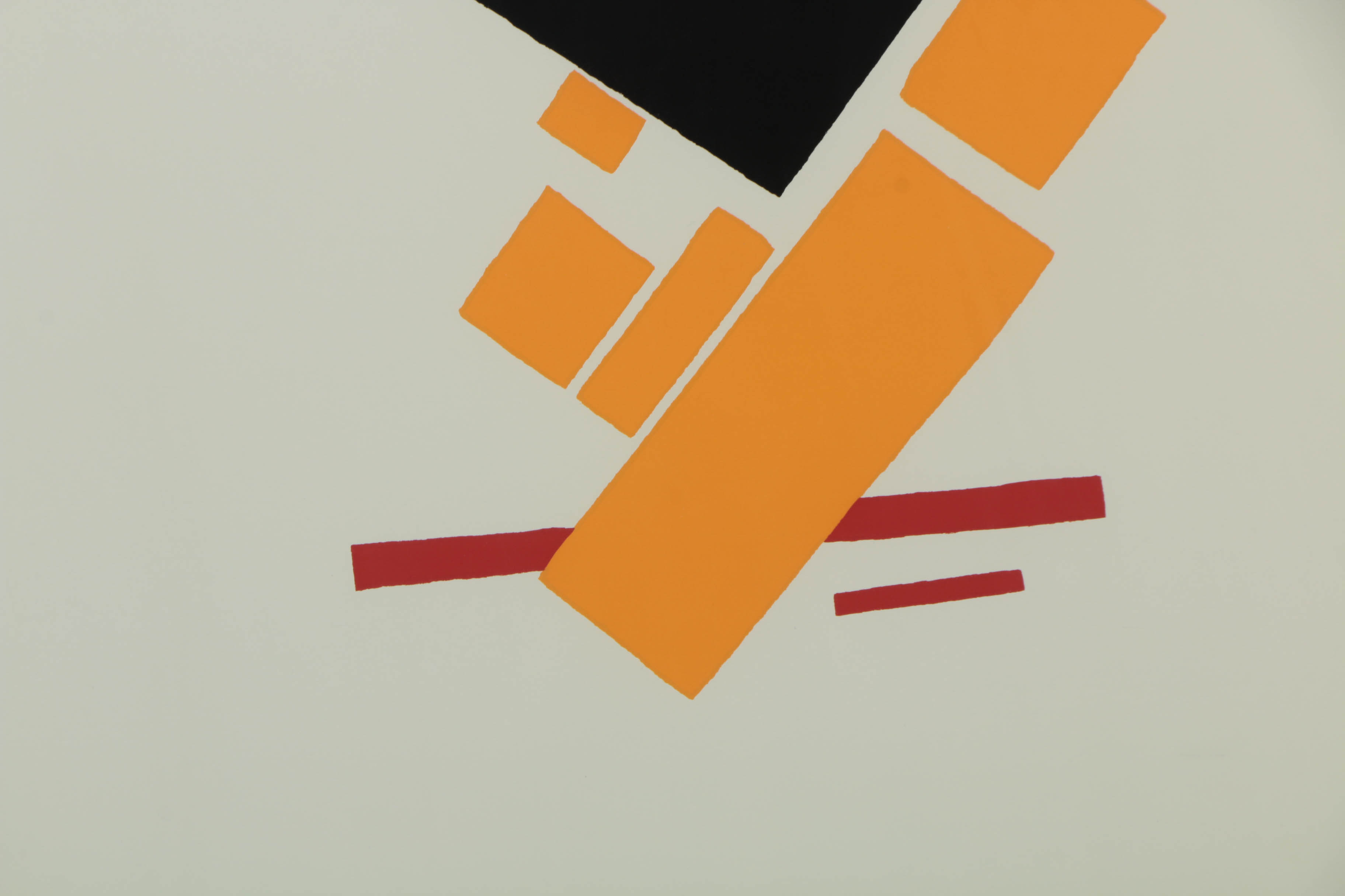 Serigraph After Kazimir Malevich's "Airplane in Flight"