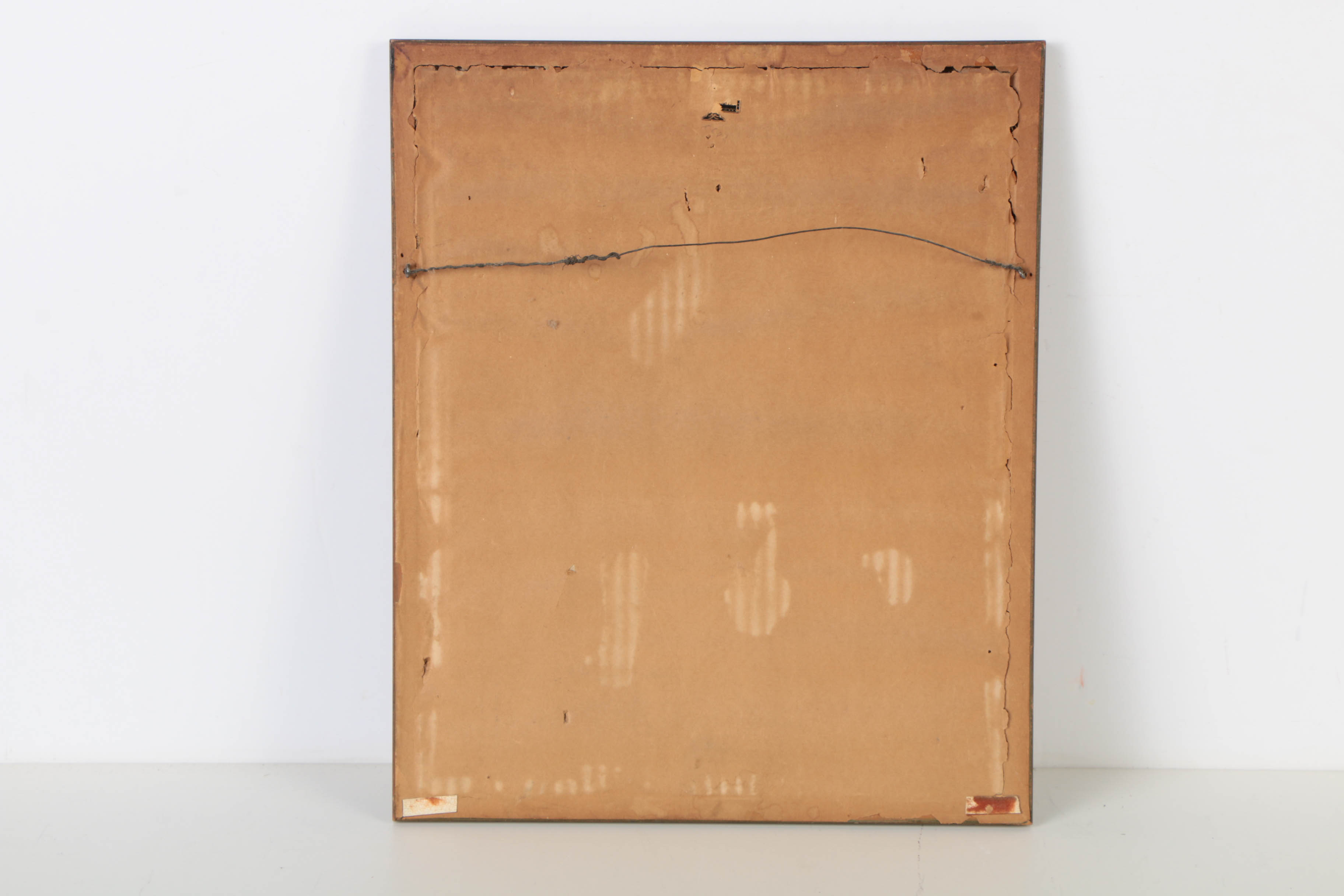 Signed Woodblock Print "Ring In, Ring True, 1927"