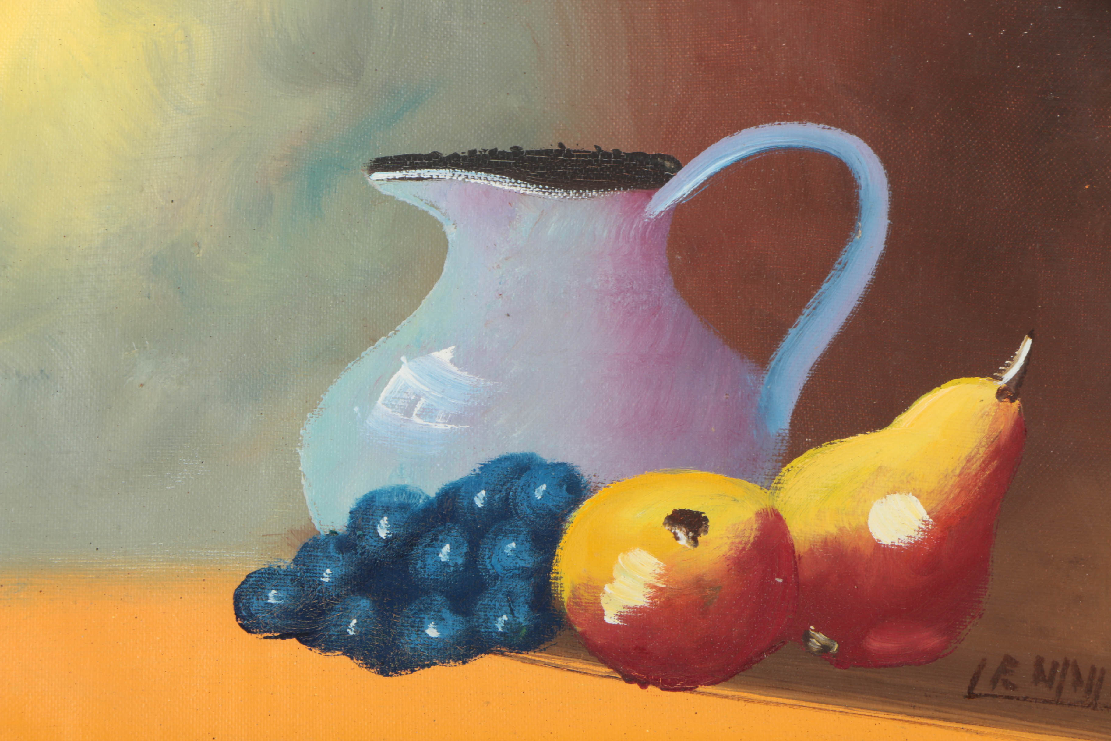 Signed Original Oil Painting of Still Life