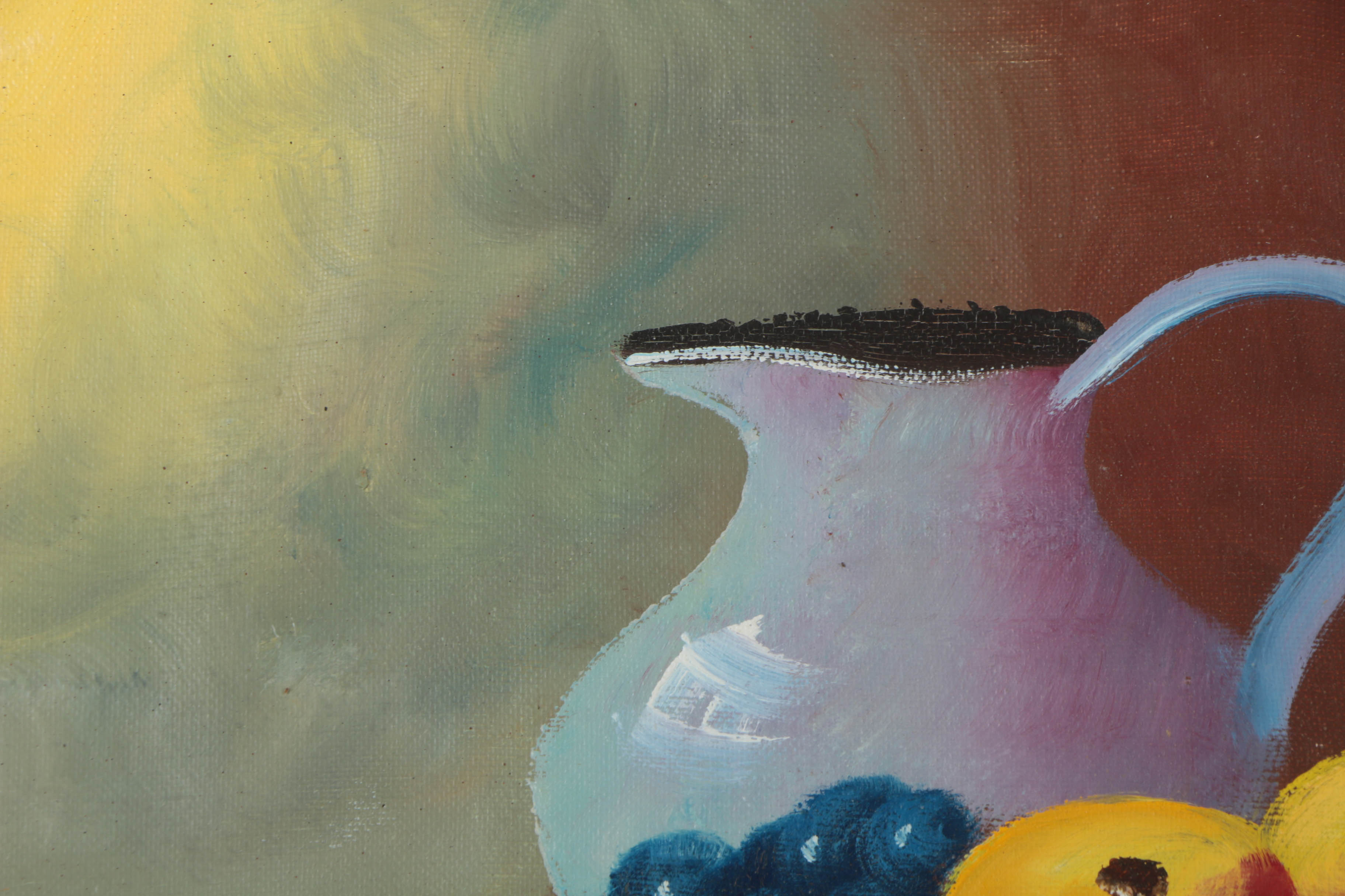 Signed Original Oil Painting of Still Life